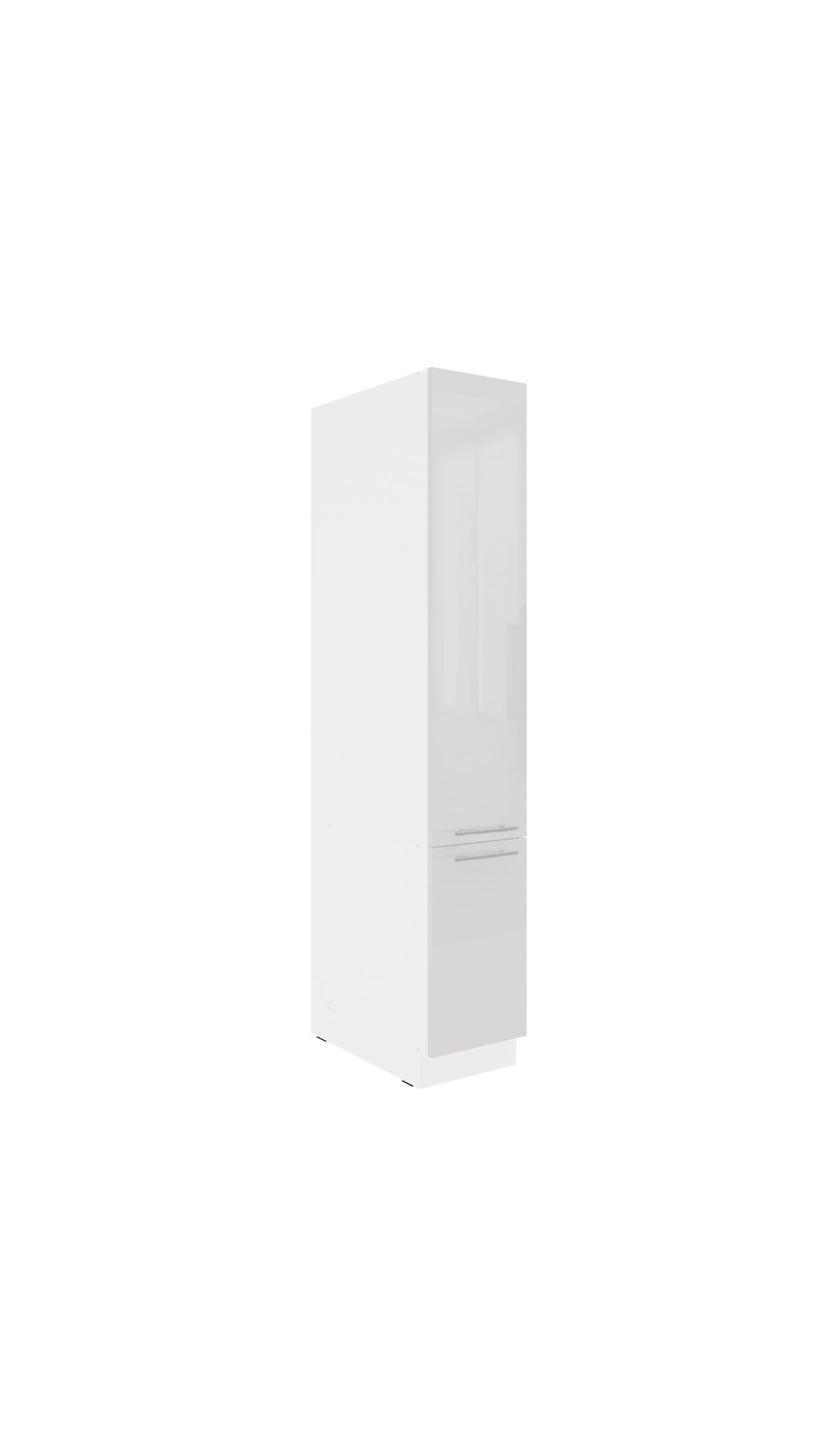 K&uuml;chen Apothekerschrank 30 cm LARA Wei&szlig; hochglanz K&uuml;chenzeile K&uuml;chenblock - Bild 1