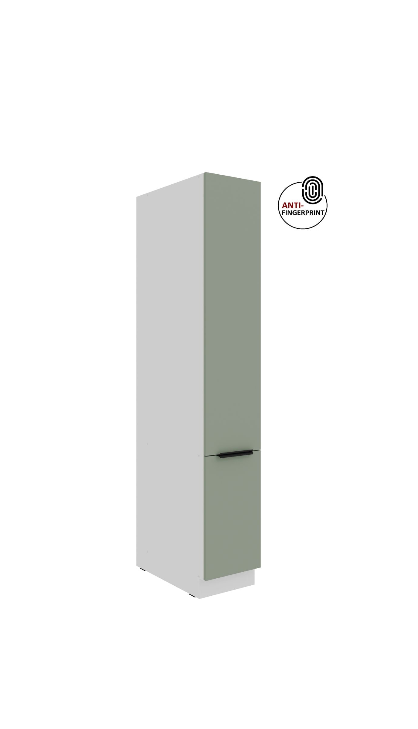 K&uuml;chen Apothekerschrank 30 cm ARIA Aquamarin Anti Fingerprint K&uuml;chenzeile K&uuml;chenblock - Bild 1