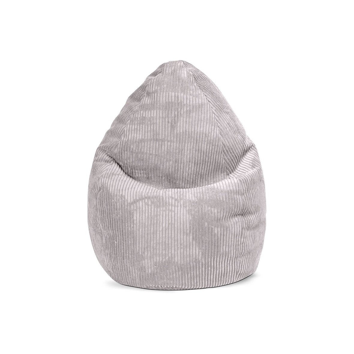 Sitzsack BeanBag Shara XL - 220 Liter in Cord-Optik grau
