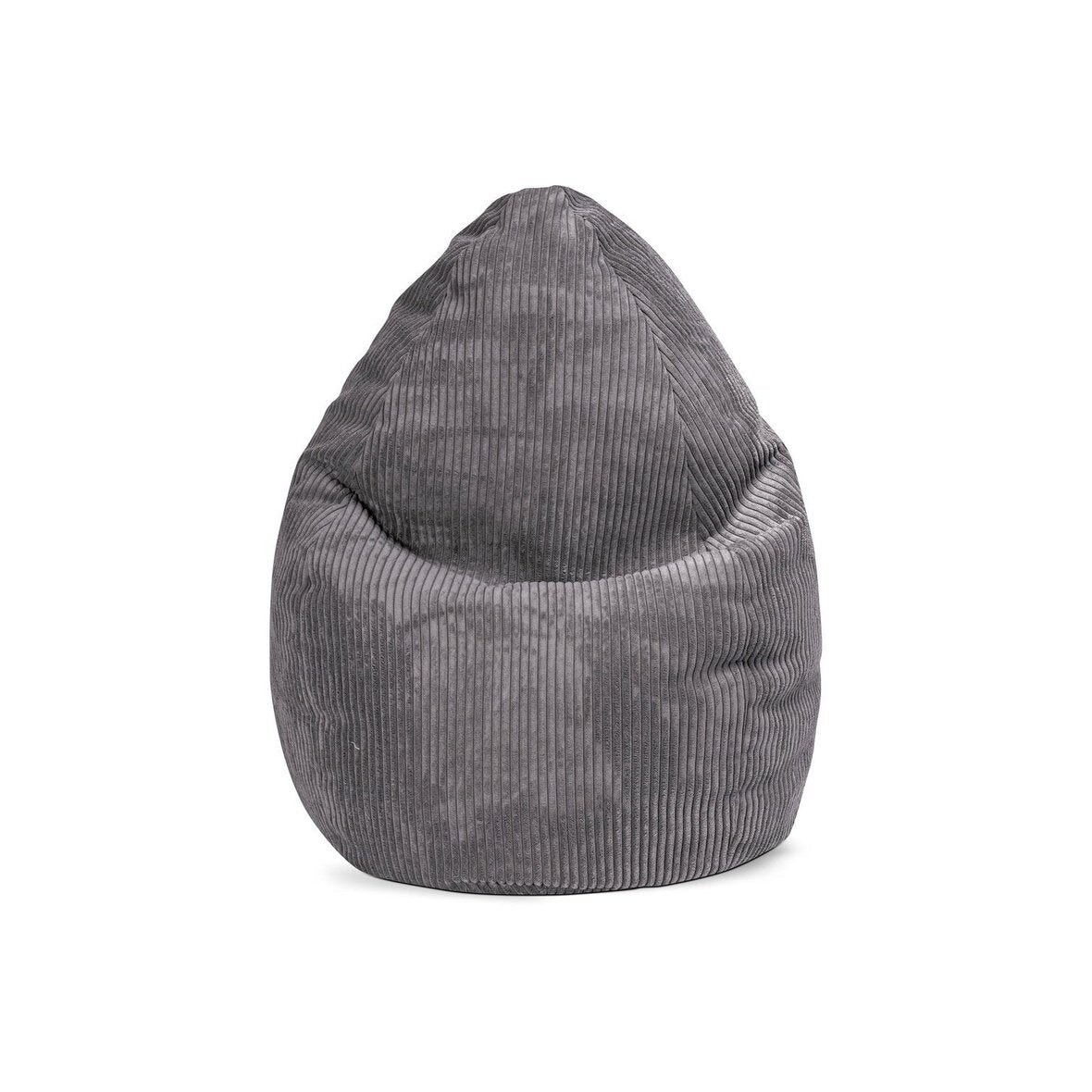 Sitzsack BeanBag Shara XL - 220 Liter in Cord-Optik anthrazit