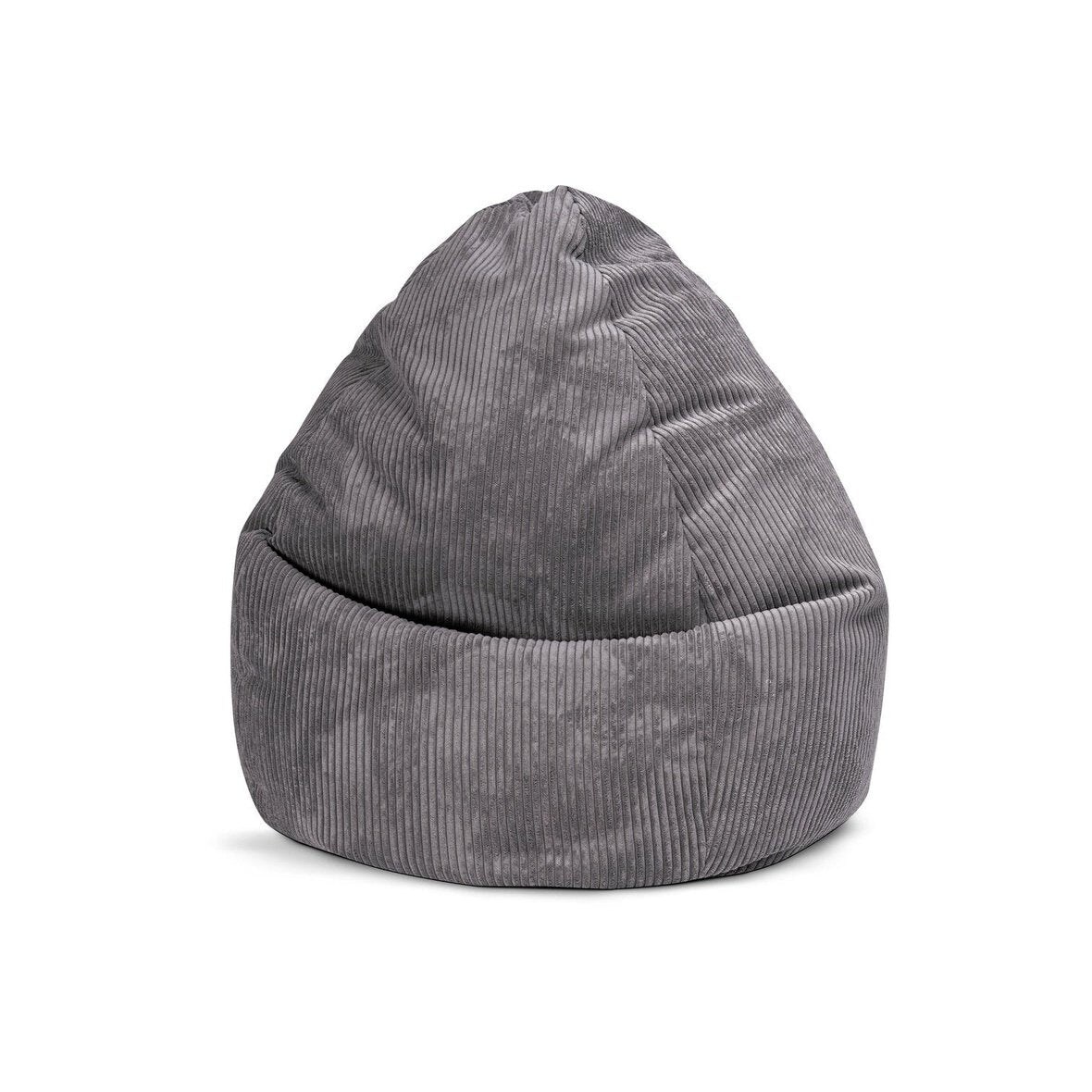 Sitzsack BeanBag Shara XXL - 300 Liter in Cord-Optik anthrazit