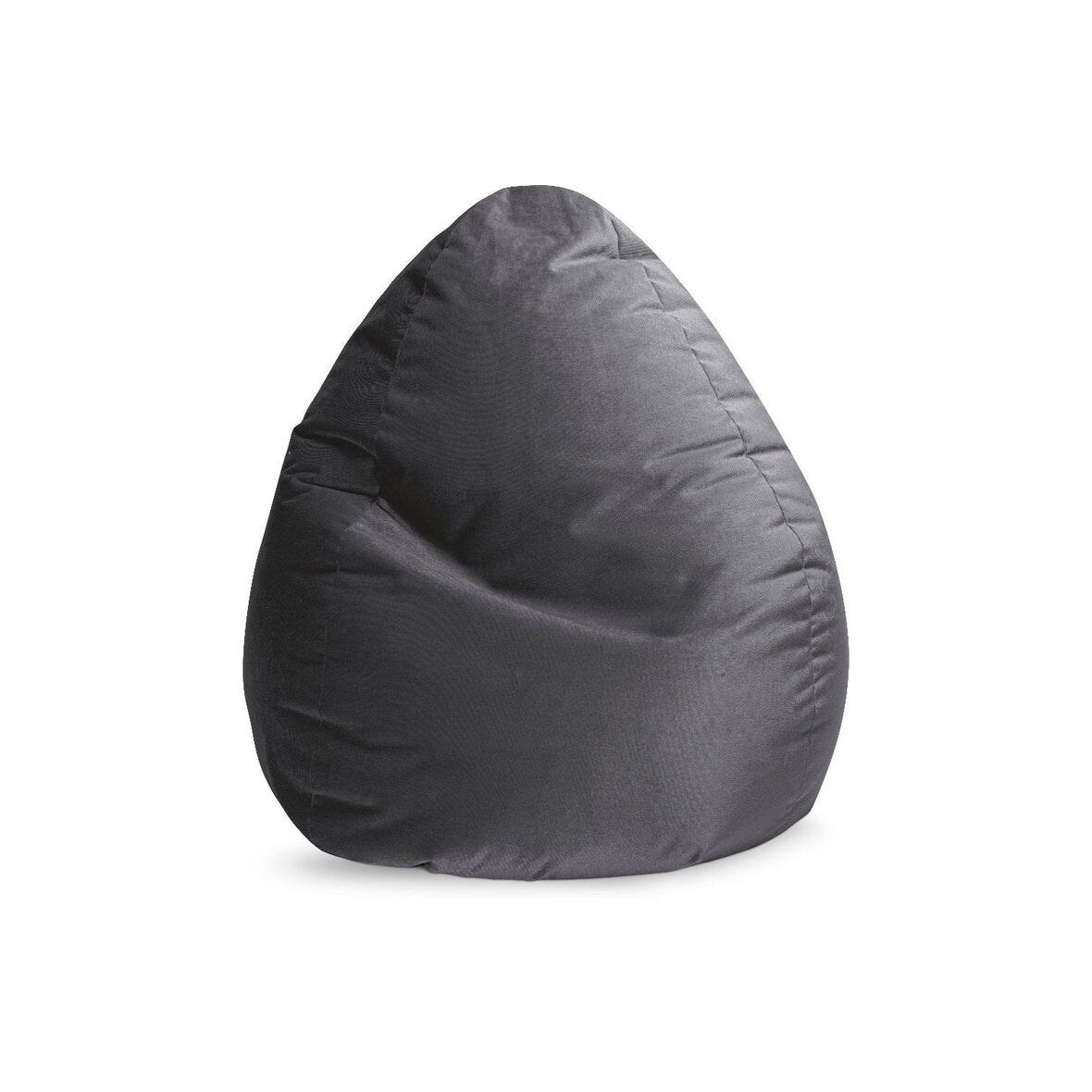 Sitzsack Marla XXL - 300 Liter in Samt-Optik Anthrazit
