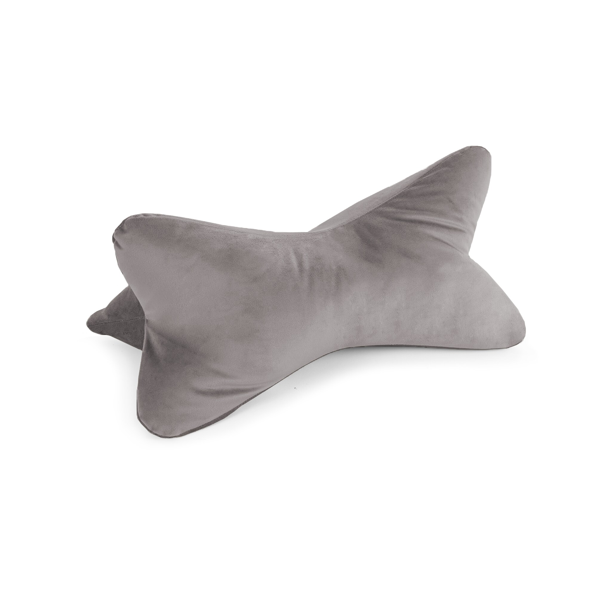 Leseknochen  Cozy Samt mittelgrau - Bild 1