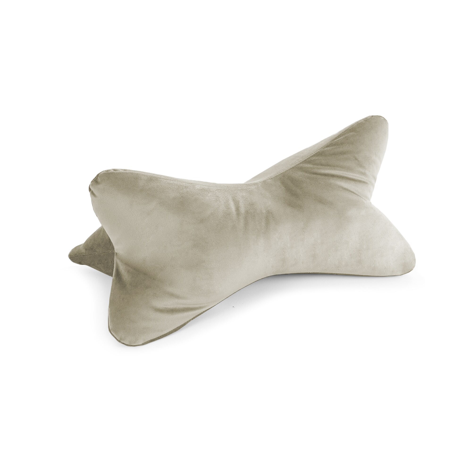 Leseknochen Cozy Samt beige - Bild 1