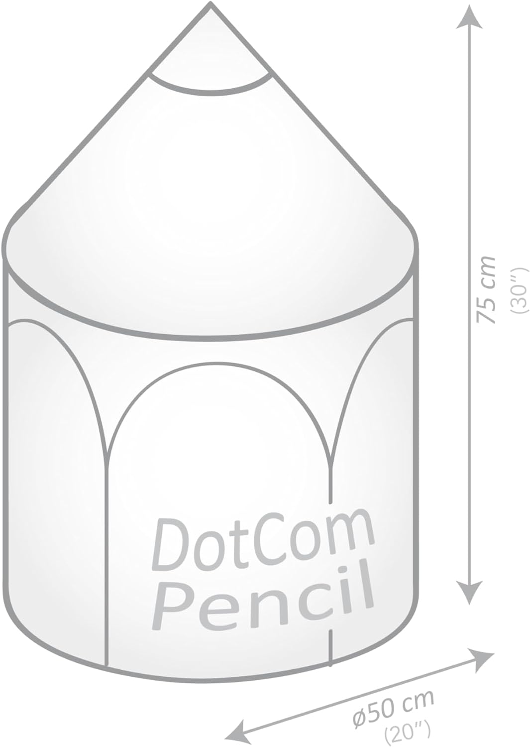 DotCom PENCIL Sitzhocker in Stiftform Pink - Bild 1