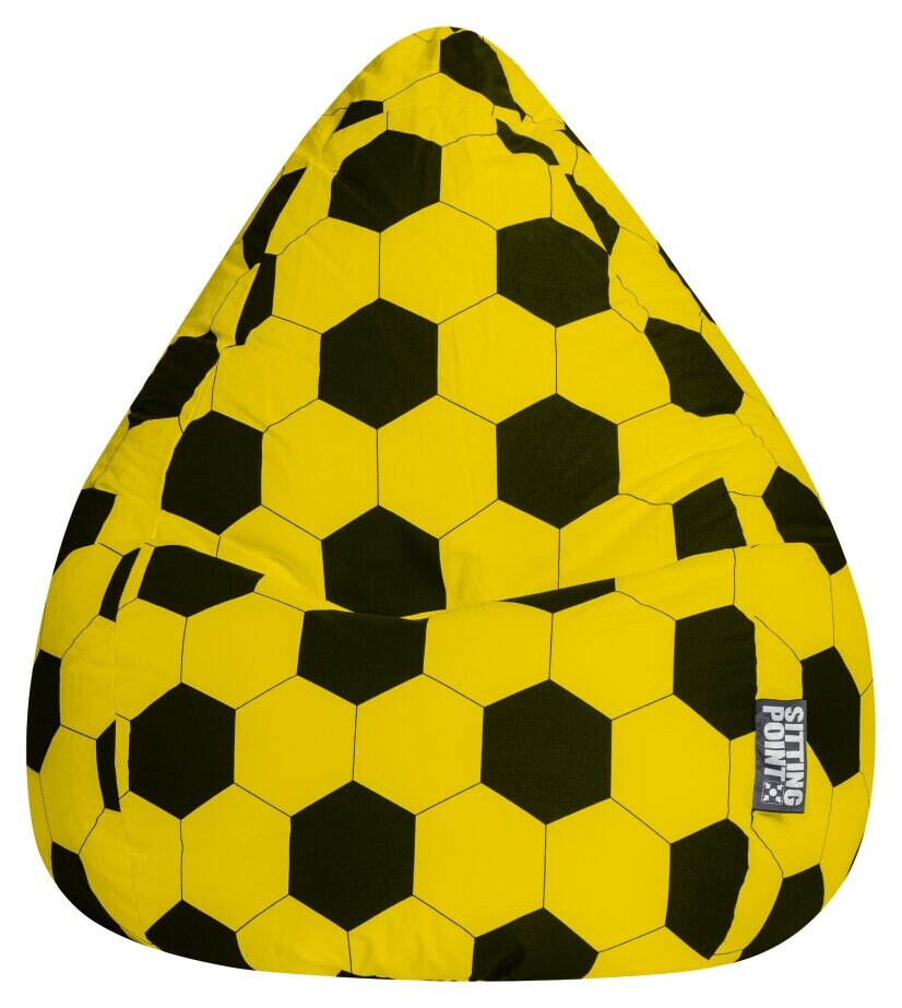 BeanBag FANKURVE XL gelb-schwarz