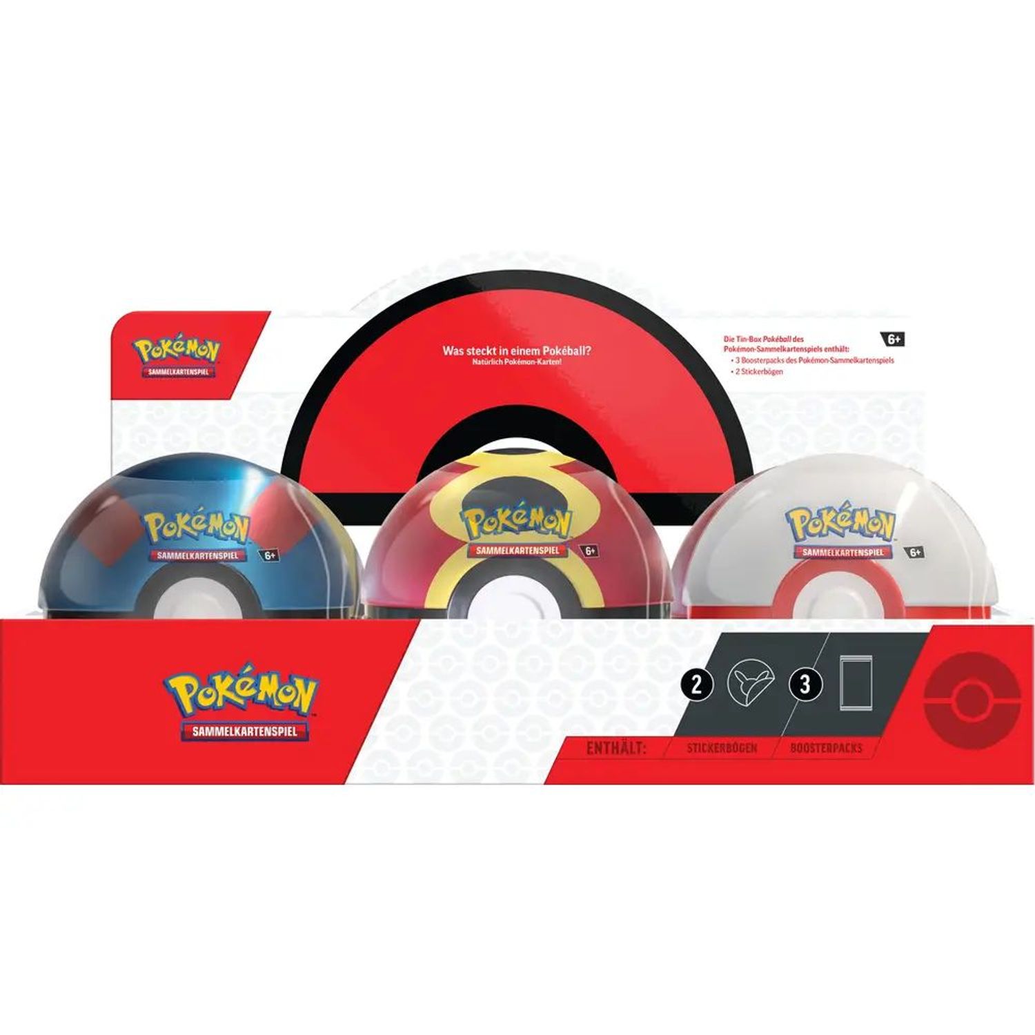 Pok&eacute;mon Pok&eacute;mon Pokeball Tin Herbst 2025 1 St. sortiert - Bild 1
