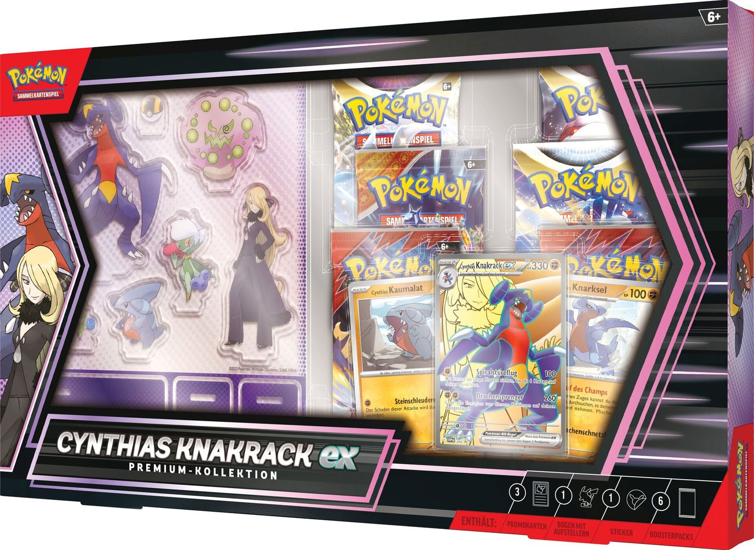 Pok&eacute;mon Pok&eacute;mon Cynthias Knakrack-ex Premium-Kollektion - Bild 1