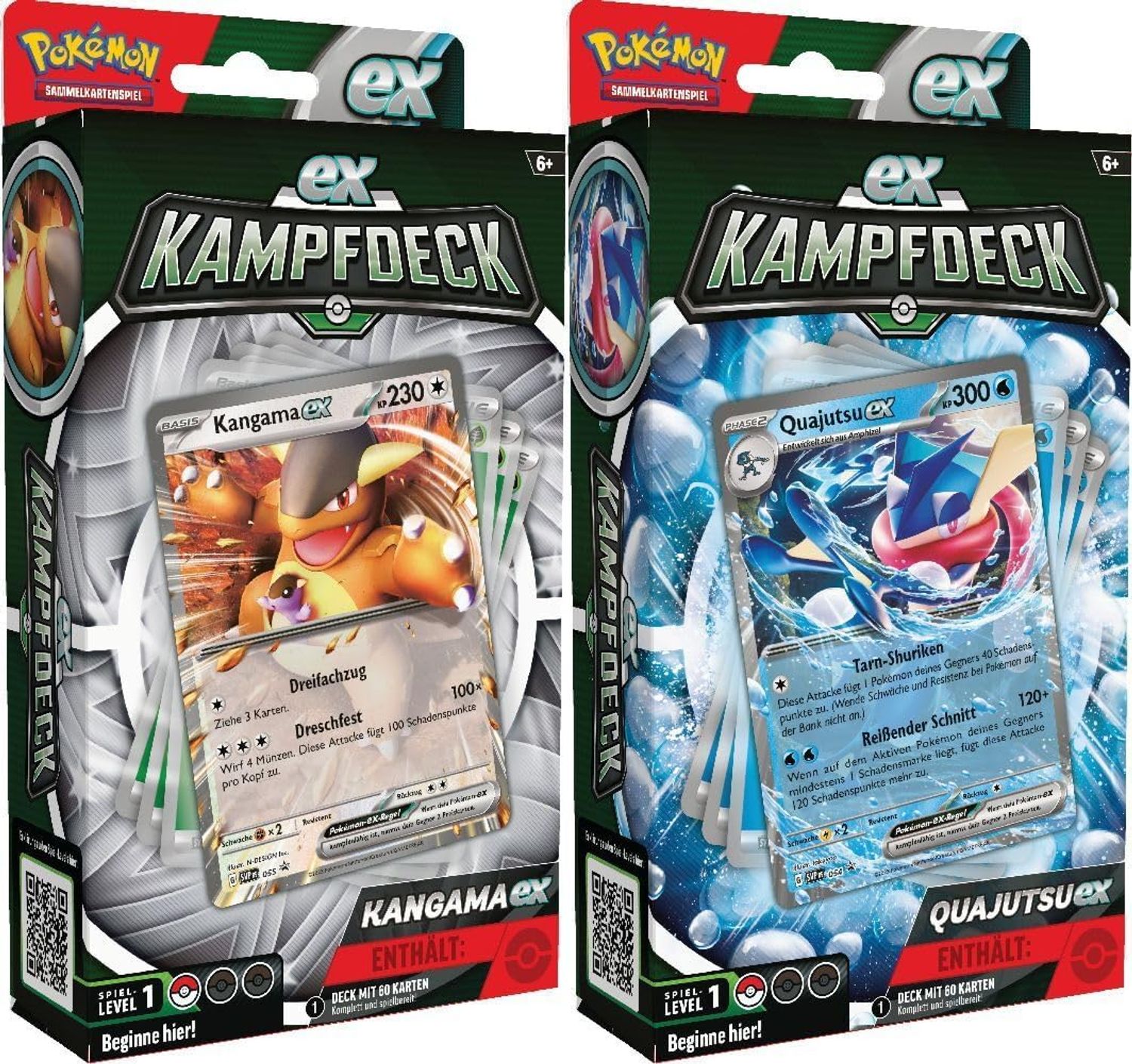 Pok&eacute;mon Pok&eacute;mon EX-Kampfdeck Quajutsu oder Kangama - Bild 1
