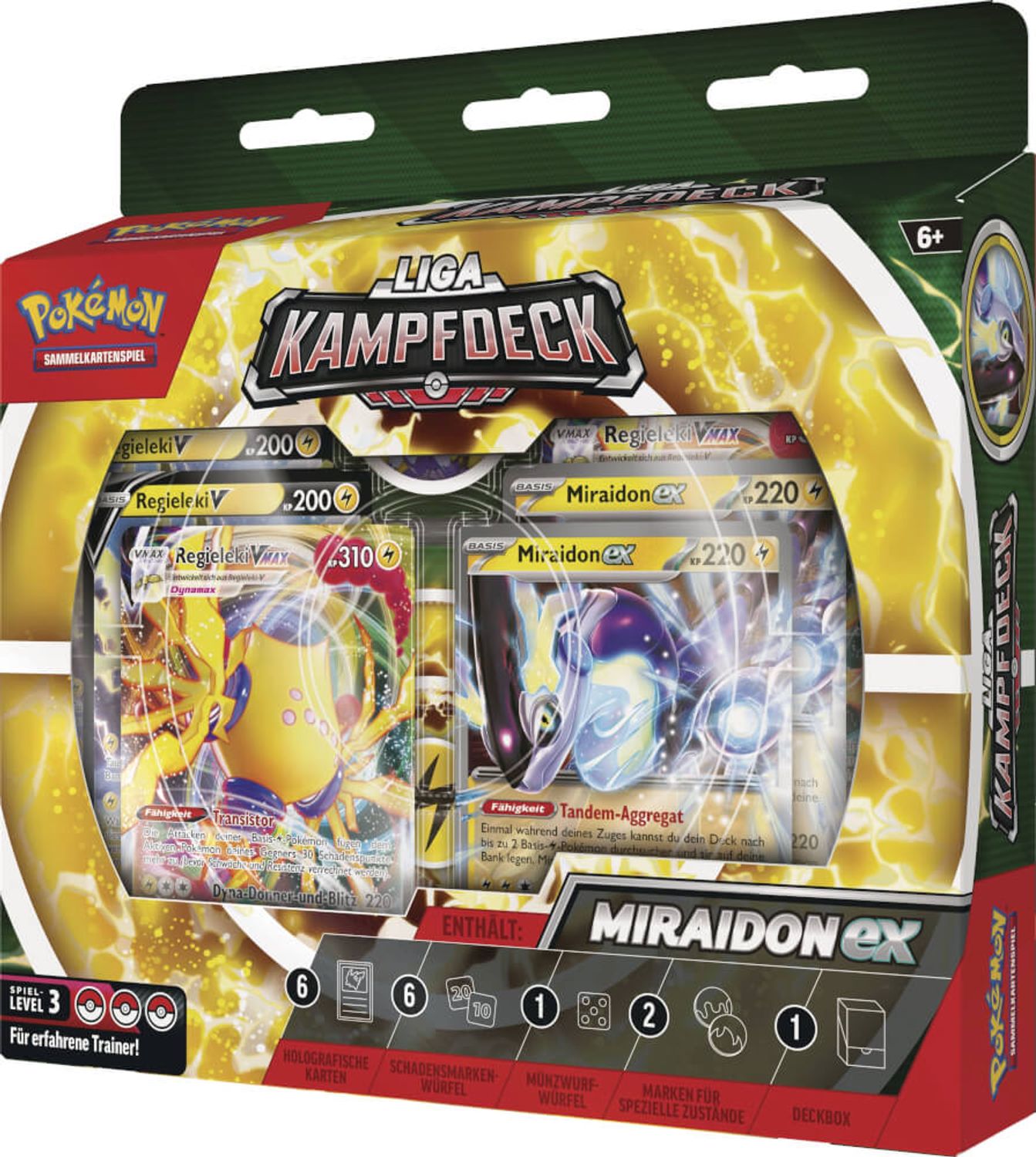 Pok&eacute;mon Pok&eacute;mon Sammelkarten Liga Kampfdeck Miraidon EX - Bild 1