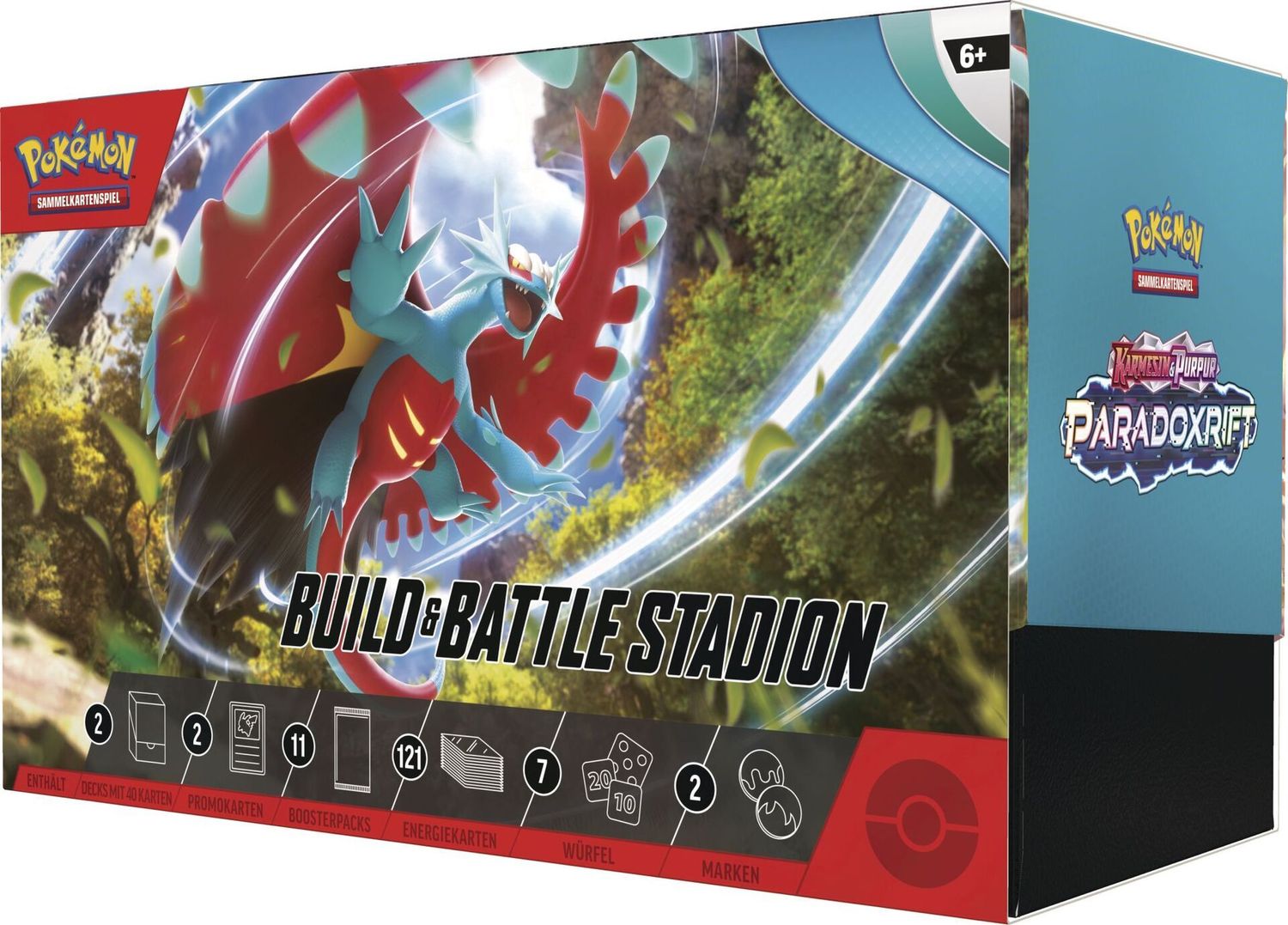 Pok&eacute;mon Pok&eacute;mon Build & Battle Stadion Karmesin & Purpur Paradoxrift - Bild 1