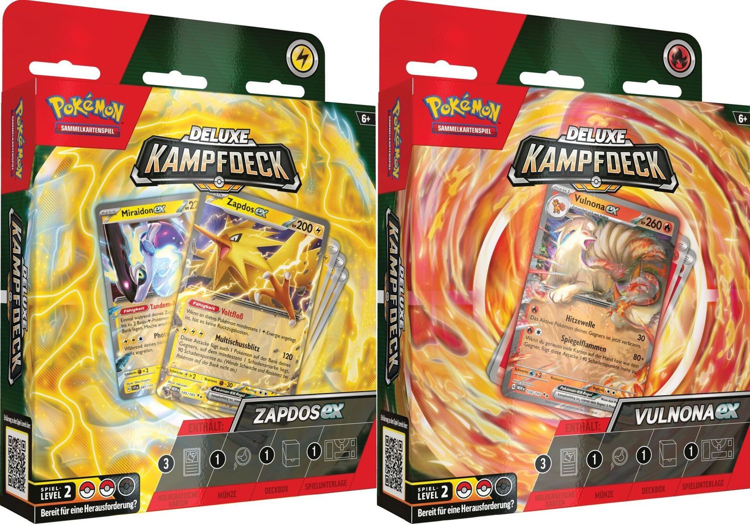Pok&eacute;mon Pok&eacute;mon Deluxe-Kampfdeck Vulnona-ex oder  Zapdos - Bild 1