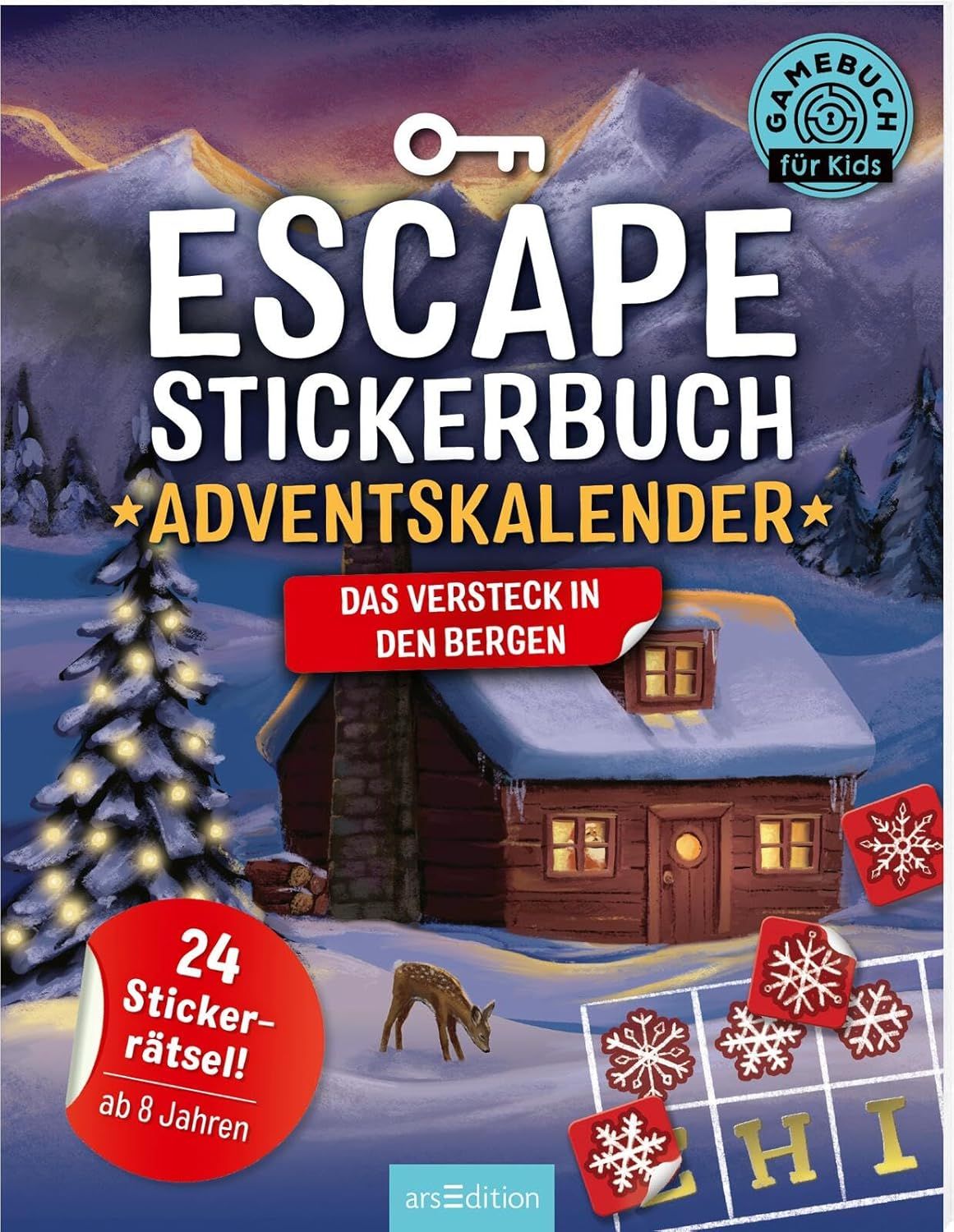 ars Edition Escape Stickerbuch Das Versteck in den Bergen Adventskalender - Bild 1