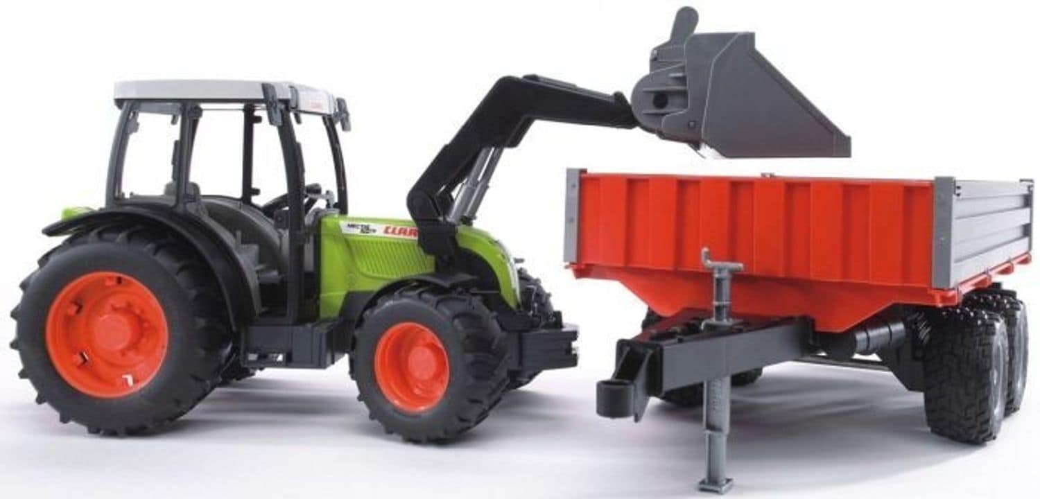 Bruder Bruder 02112 Claas Nectis 267F plus Frontlader mit Anh&auml;nger - Bild 1