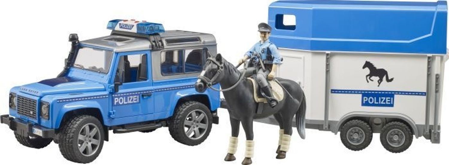 Bruder Bruder 02588 Land Rover Defender Polizeifahrzeug - Bild 1