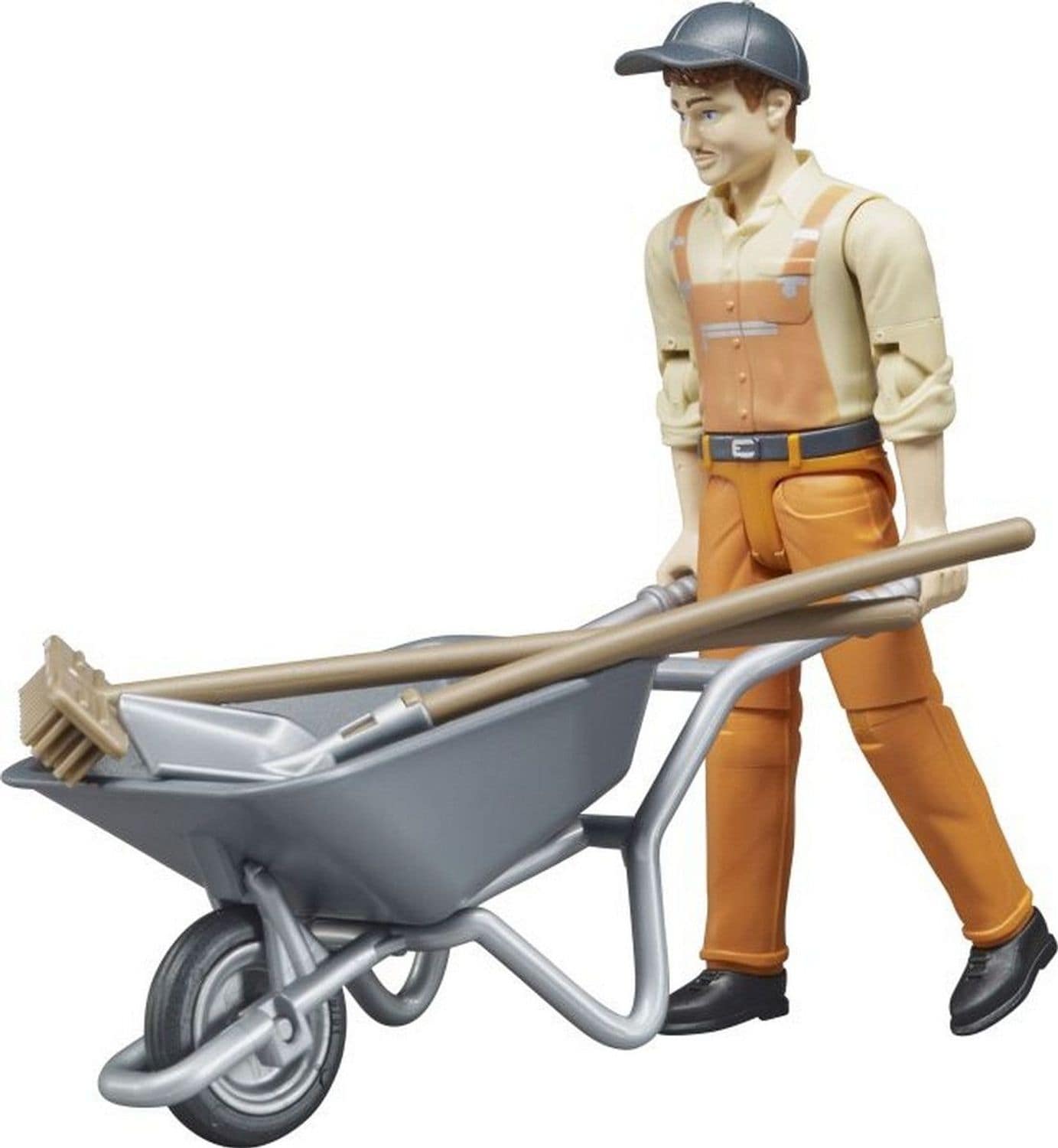 Bruder bruder 62130 bworld Kommunalarbeiter mit Zubeh&ouml;r - Bild 1