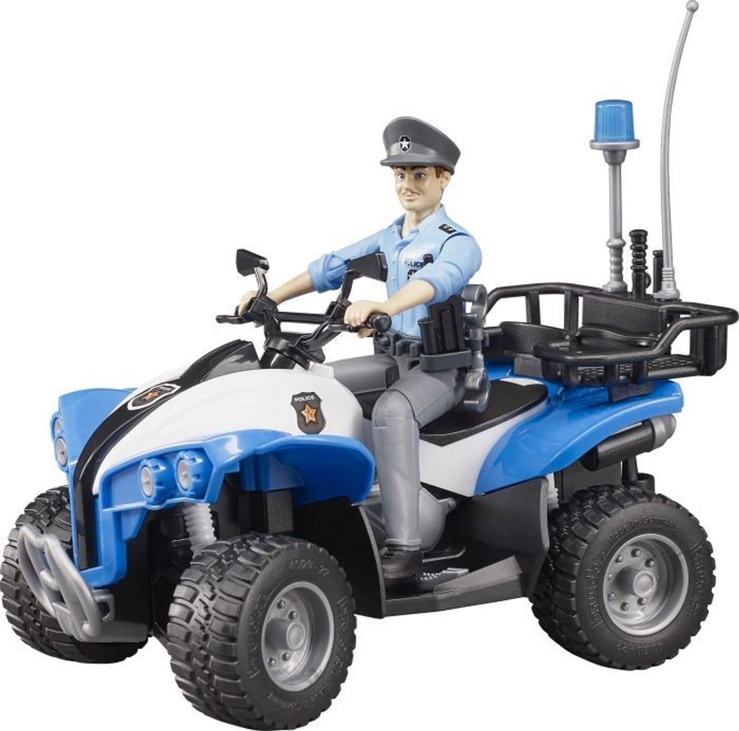 Bruder bruder 63010 bworld Polizei-Quad mit Polizist - Bild 1