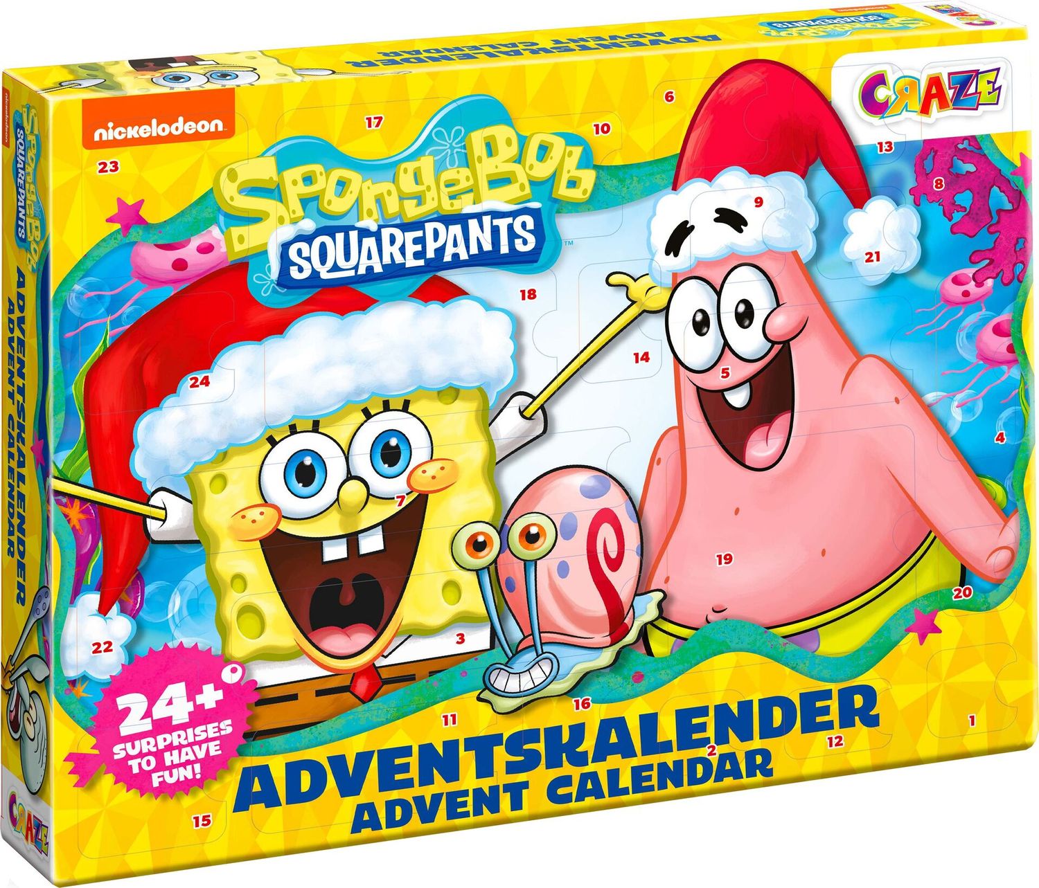 Craze Adventskalender SpongeBob 2025 - Bild 1