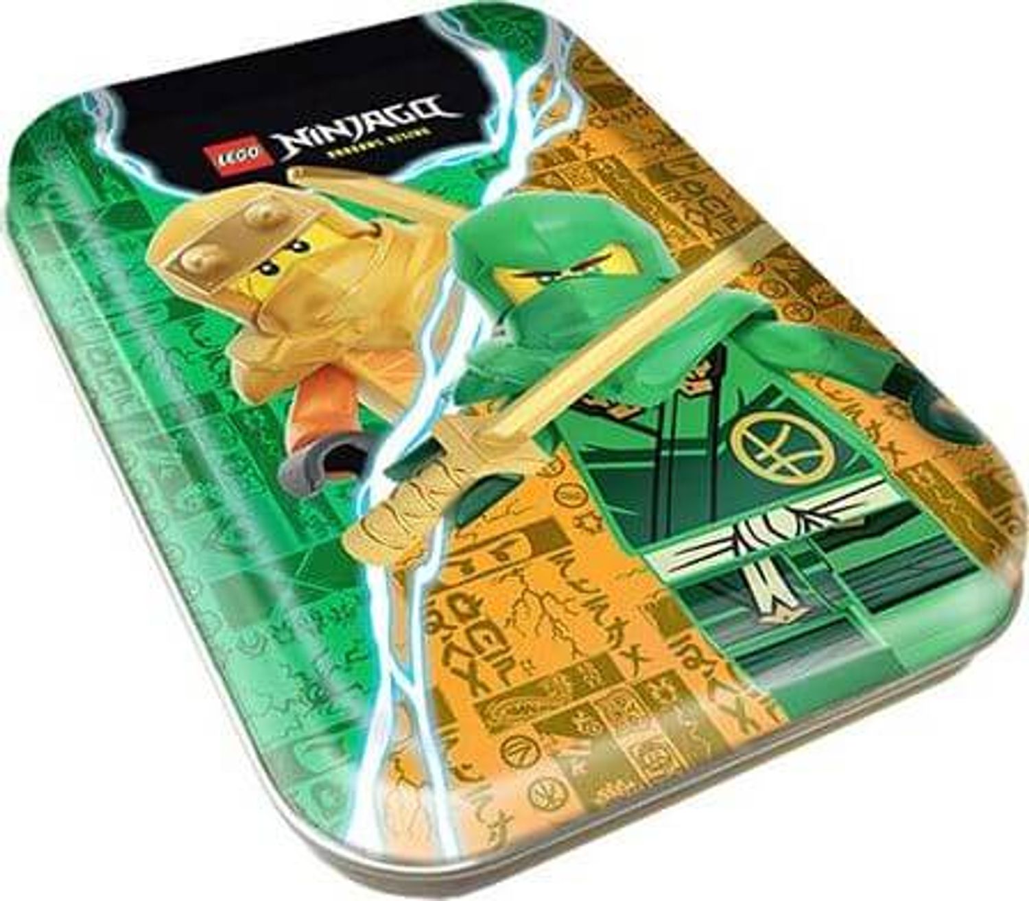 Durchgeknallt - Top Media Lego Ninjago Serie 9 Mini-Tin in Gr&uuml;n/Orange - Bild 1