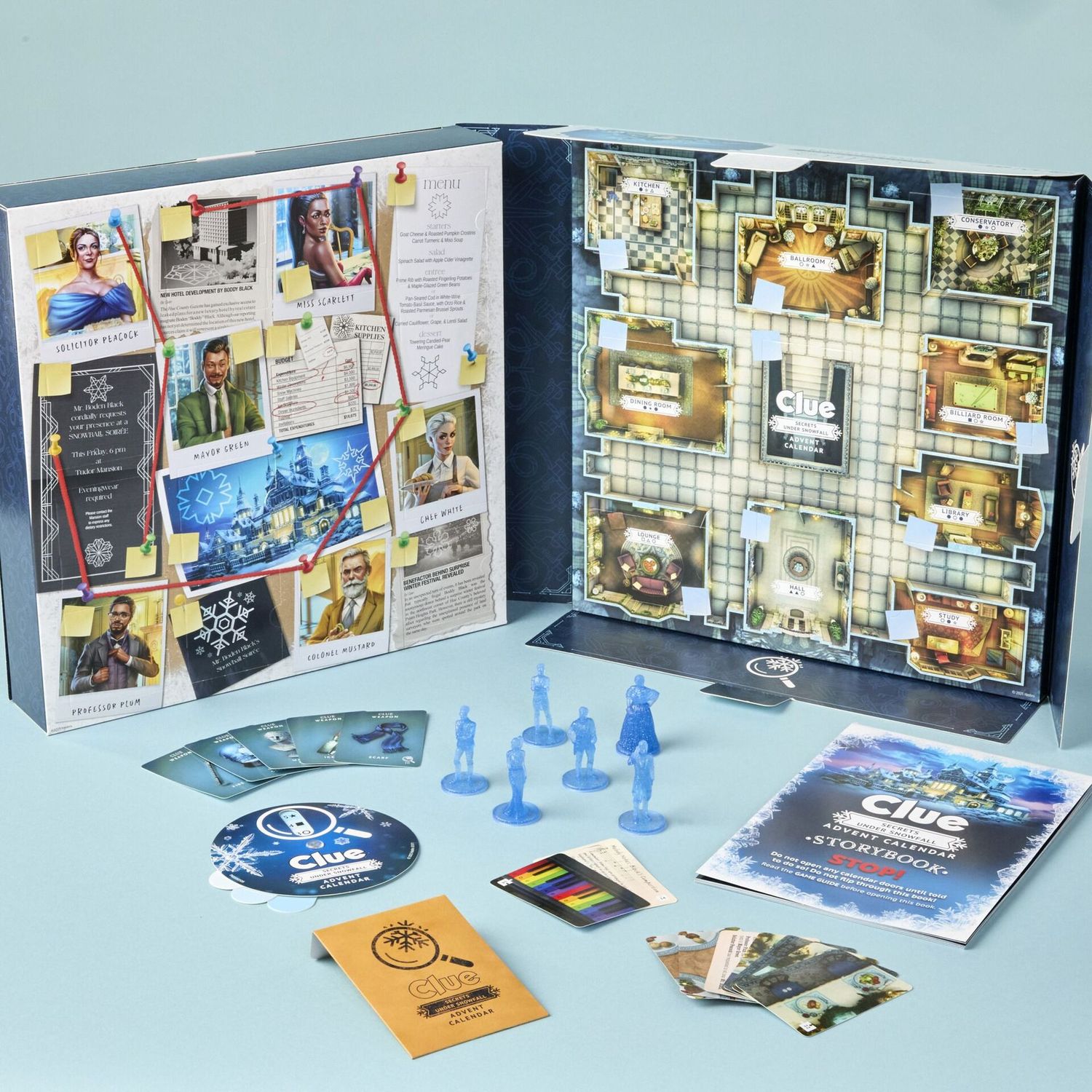 Hasbro Cluedo Adventskalender - Secrets Under Snowfall - Bild 1