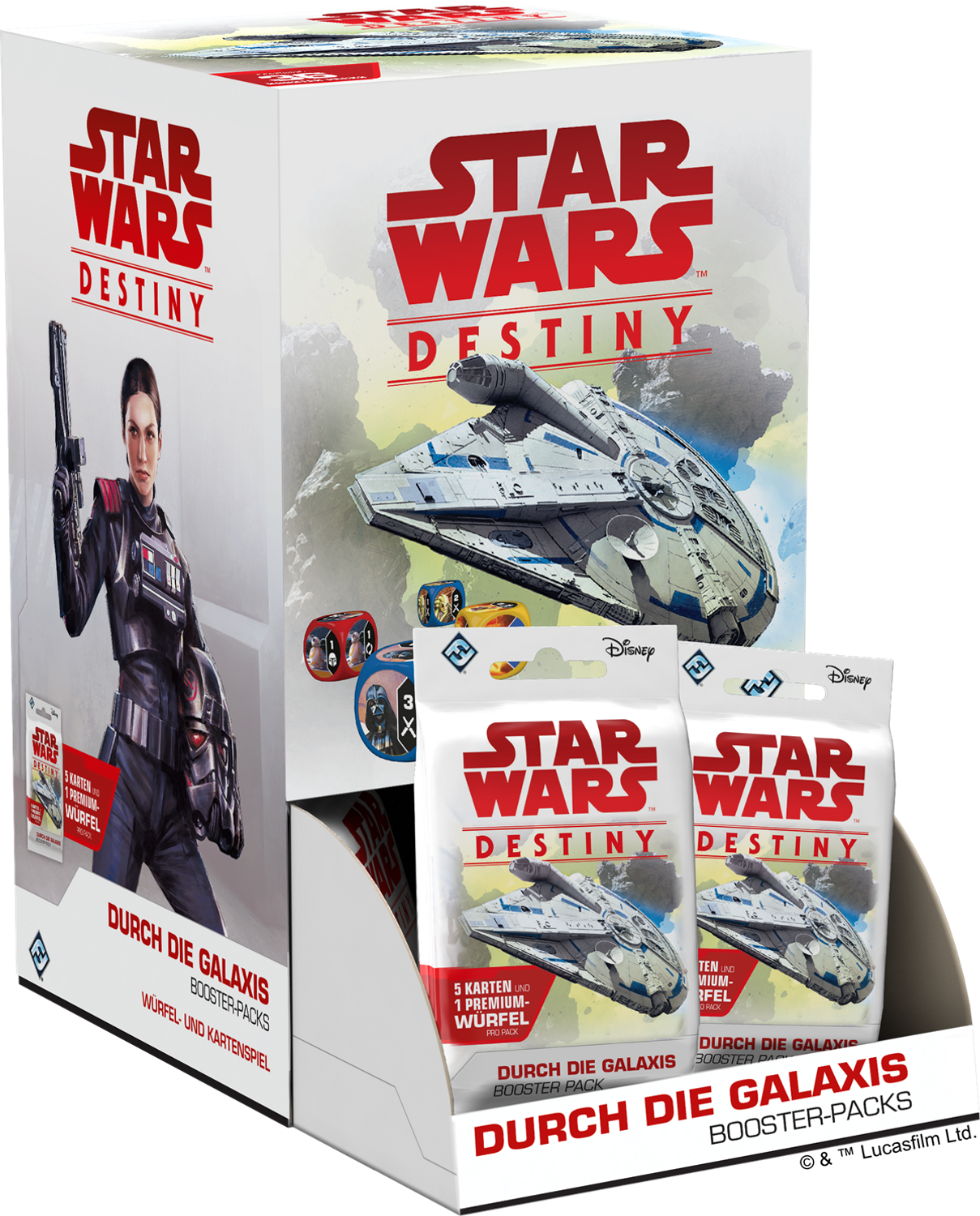 Fantasy Flight Games Star Wars Destiny Durch die Galaxis Booster-Pack 1 St. - Bild 1