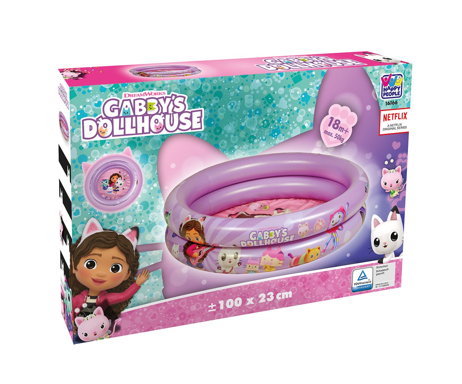 Wehncke Gabby's Dollhouse 2-Ring-Pool - Bild 1