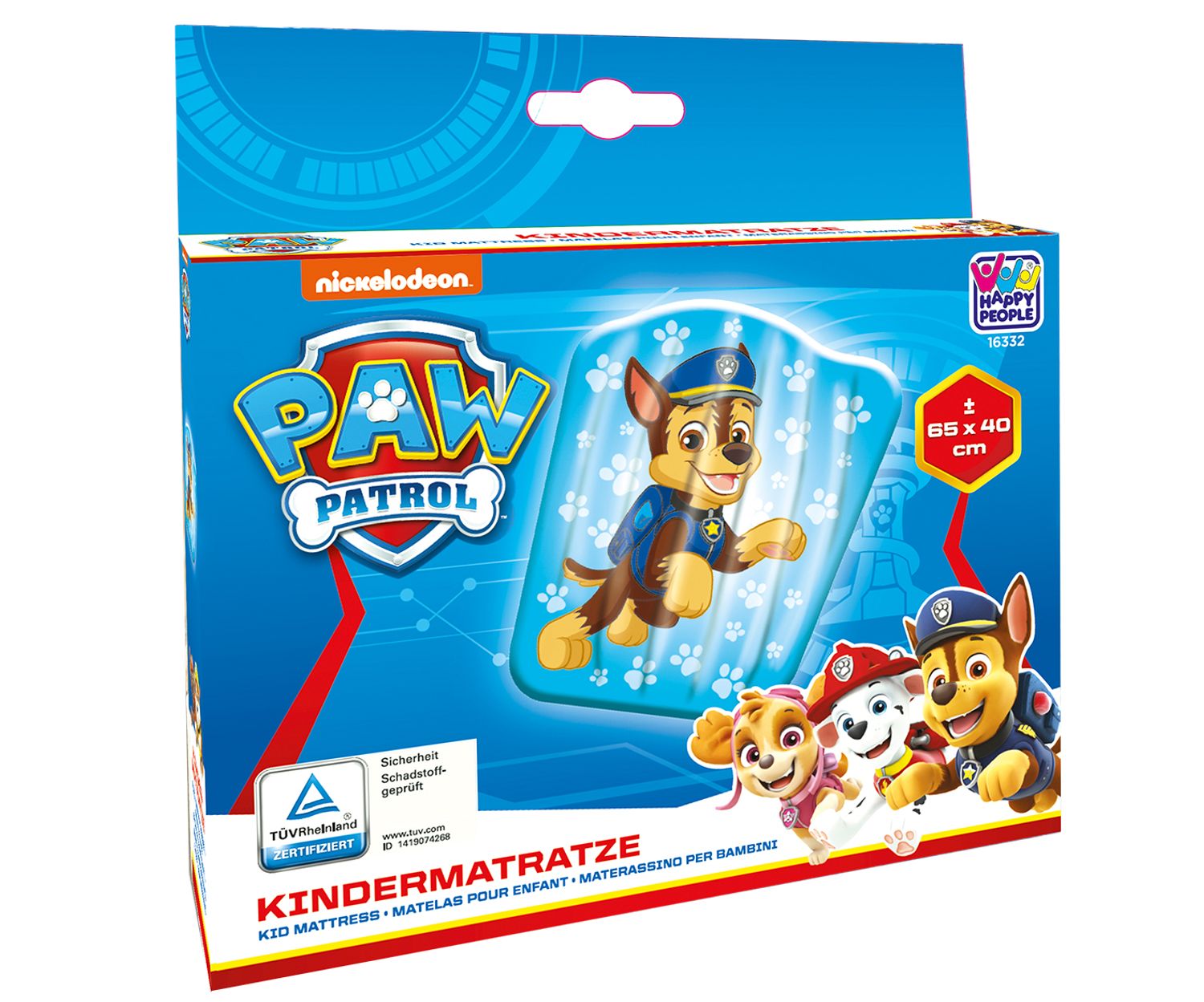 Wehncke Paw Patrol Kindermatratze Chase - Bild 1