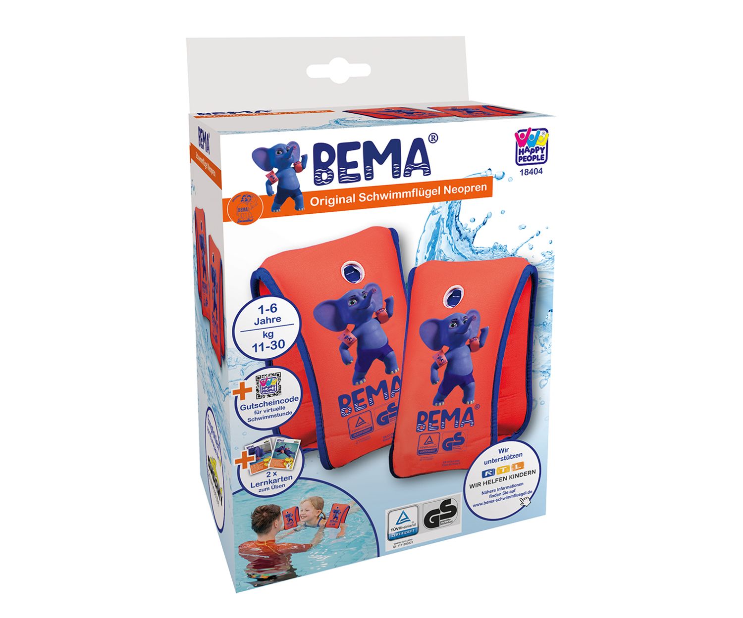BEMA Neopren Schwimmfluegel - Bild 1