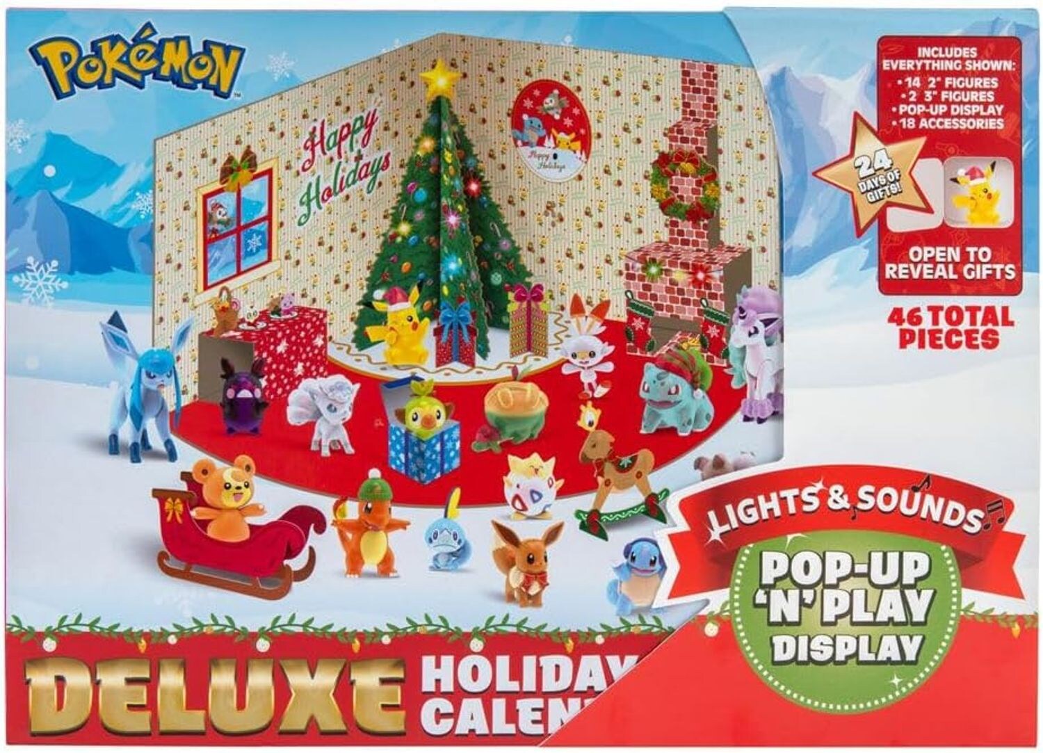 Jazwares Pokémon Holiday de Luxe Adventskalender