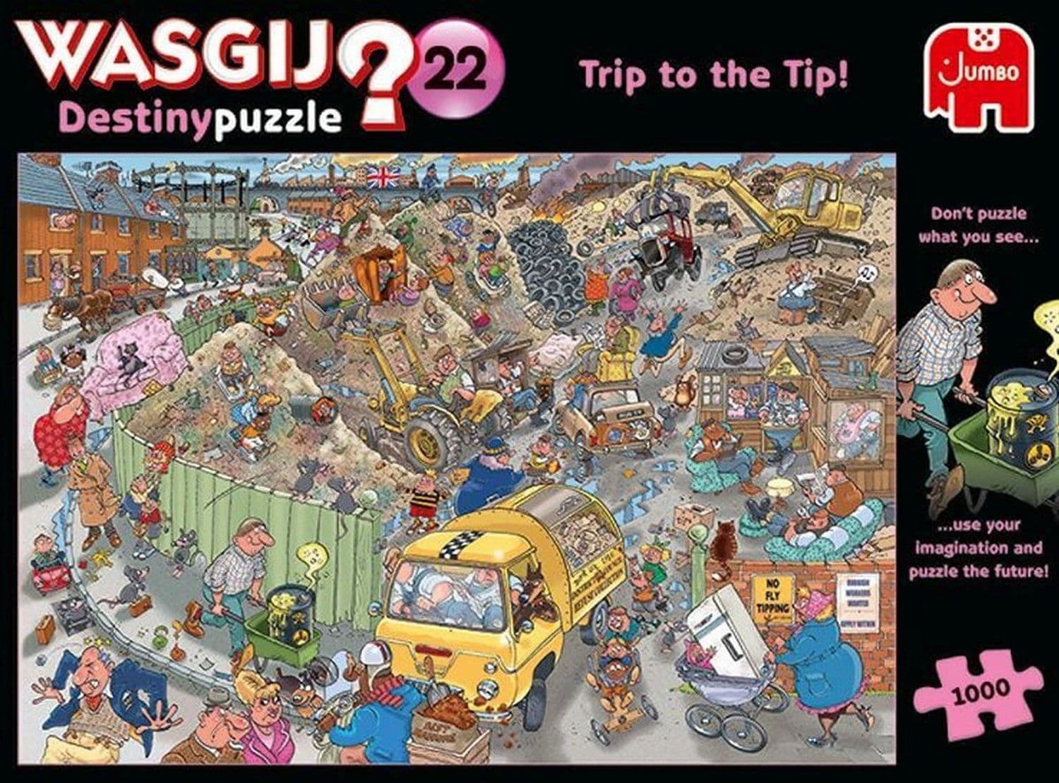 Jumbo Wasgij 1000 Teile Puzzle Entsorgen ohne Sorgen? - Bild 1