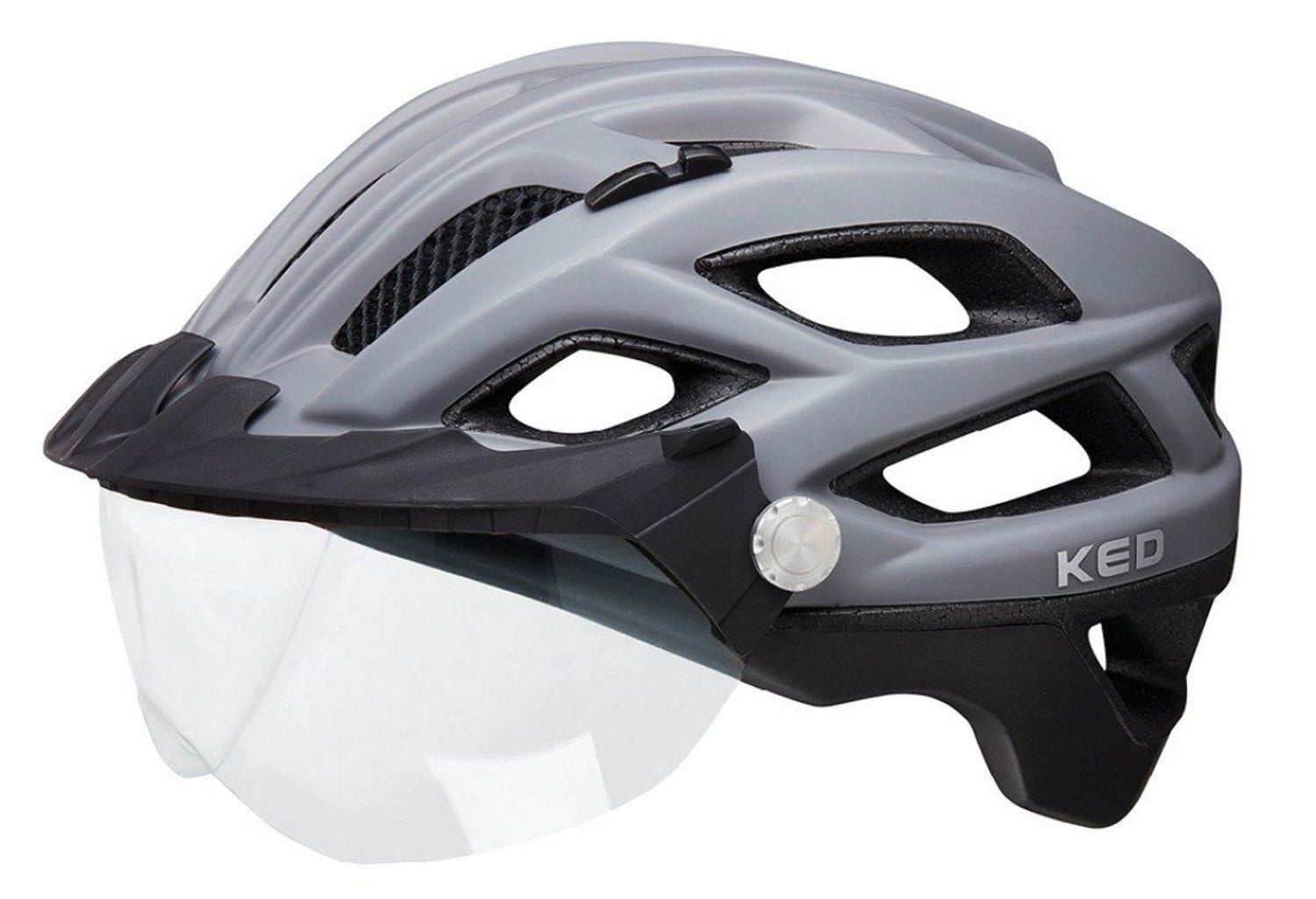 KED Covis Lite M grey black matt 52-58 cm - Bild 1