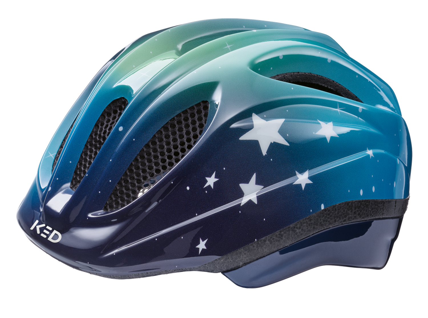 KED Meggy II Trend XS Stars Blue Green Gloss 44-49 cm - Bild 1