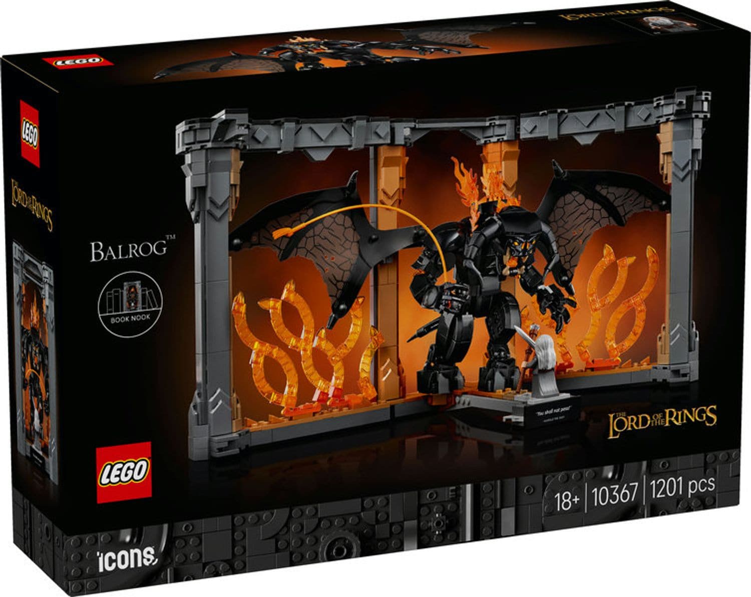 LEGO&reg; Der Herr der Ringe: Balrog? B&uuml;cherst&uuml;tze 