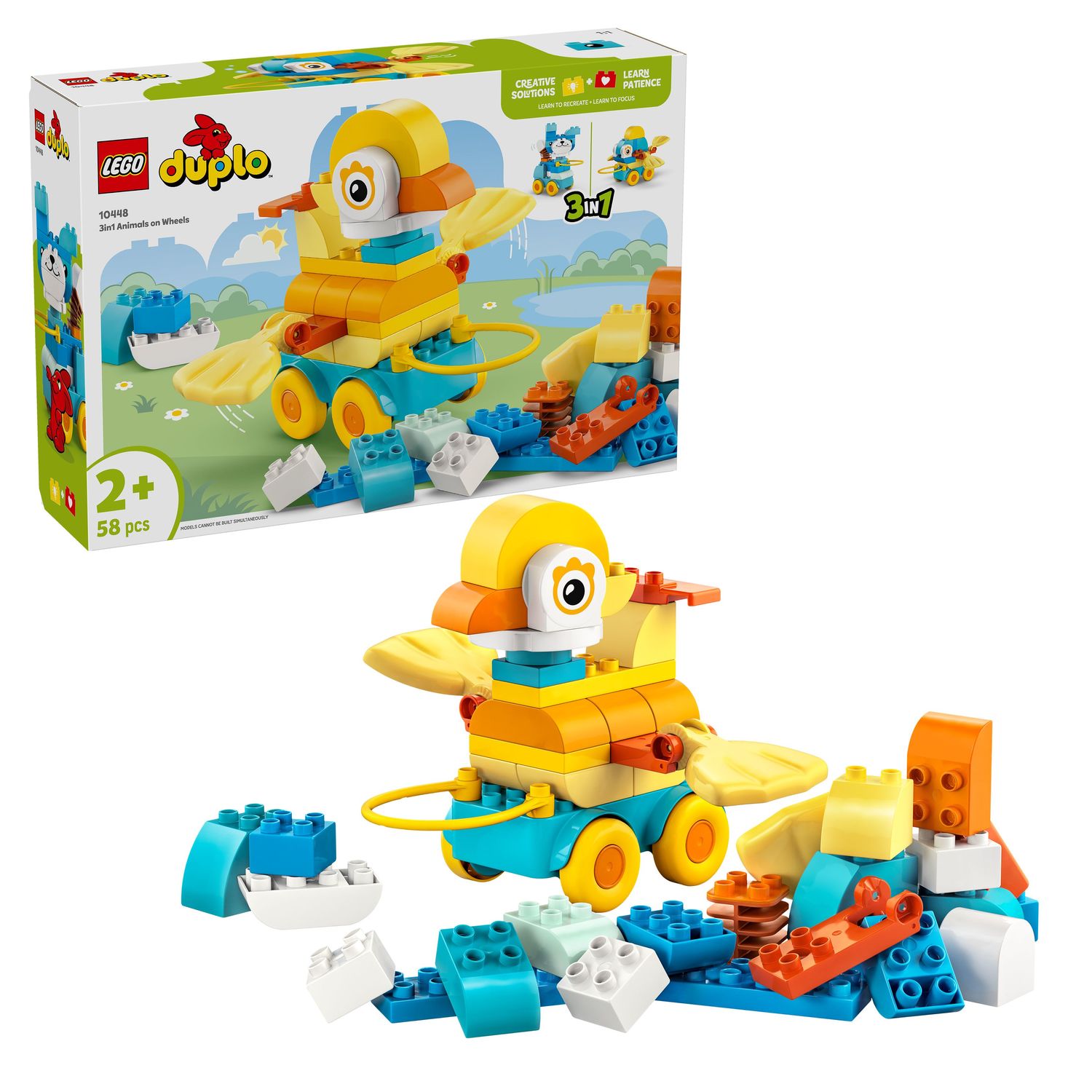 LEGO&reg; Tiere auf R&auml;dern 3-in-1-Set - Bild 1