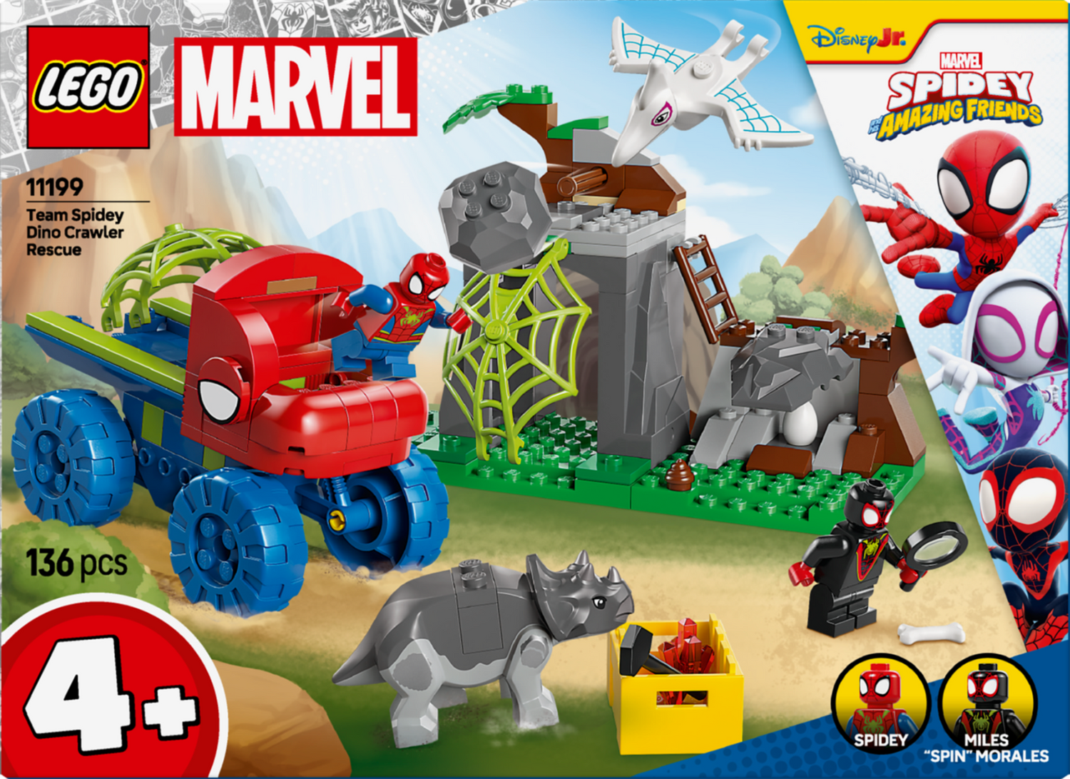 LEGO&reg; Spidey und Seine Super-Freunde Spideys Team auf Rettungsmission im Dino-Truck - Bild 1