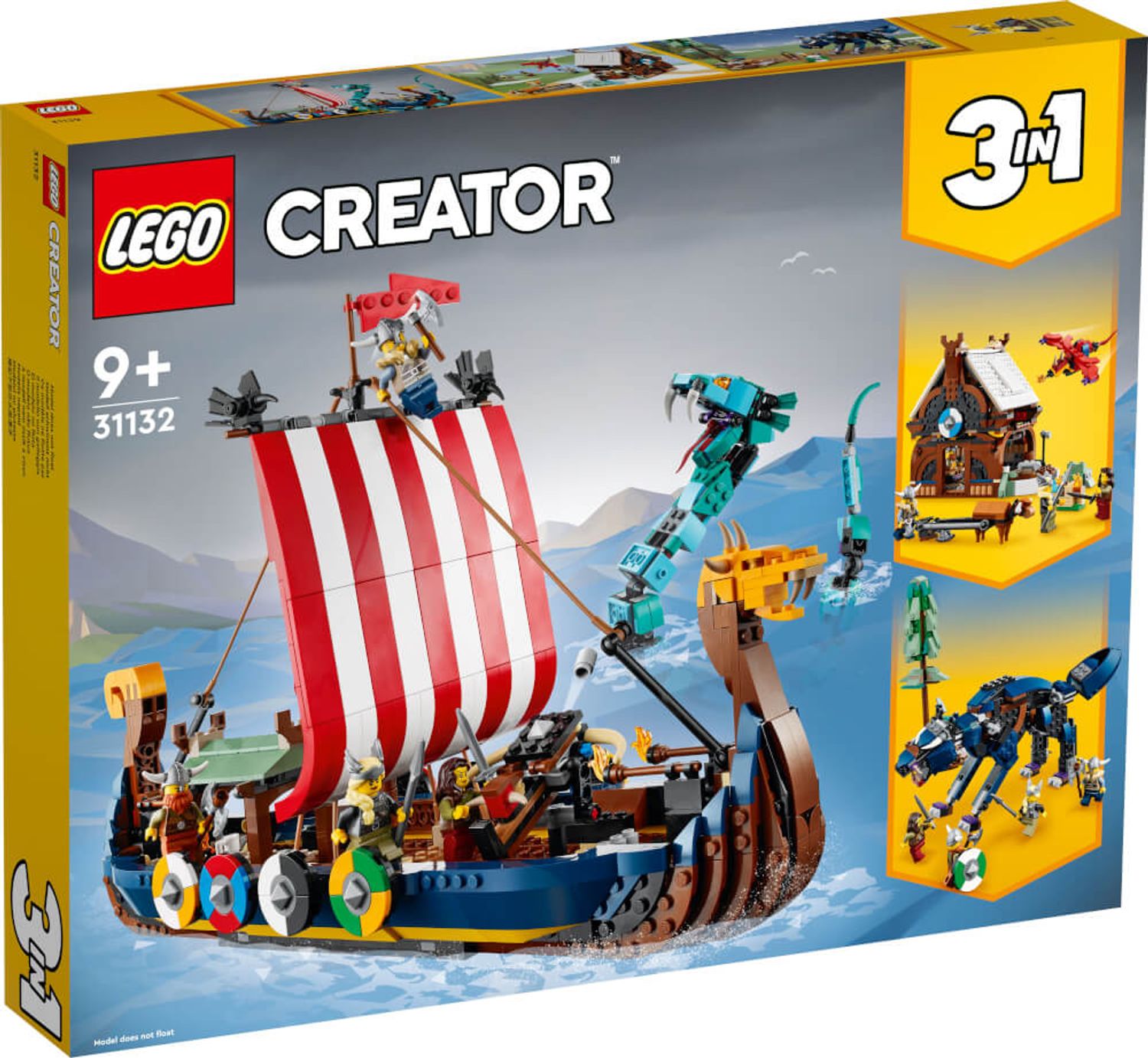 LEGO&reg; Creator Wikingerschiff mit Midgardschlange - Bild 1