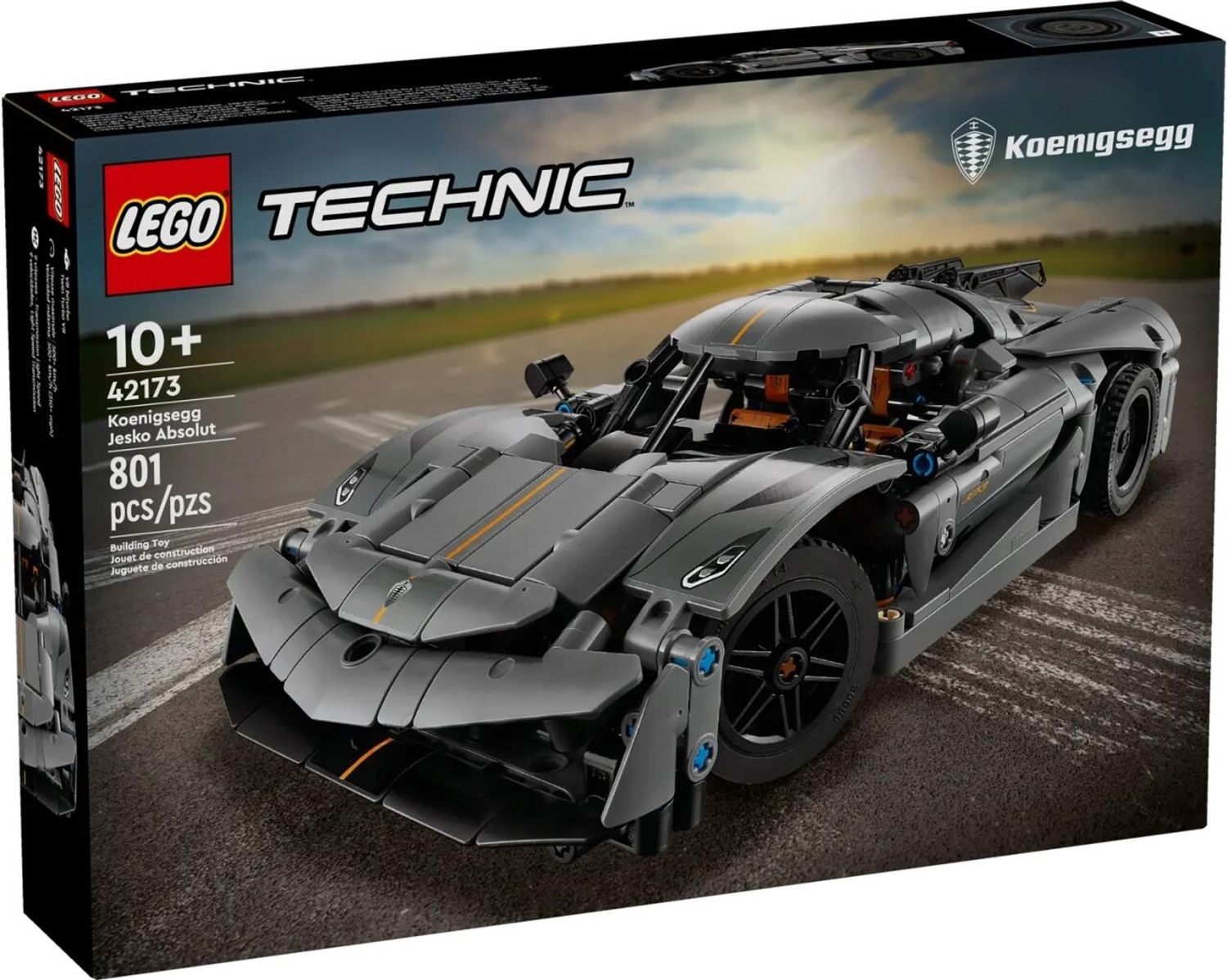 LEGO® Koenigsegg Jesko Absolut Supersportwagen in Grau