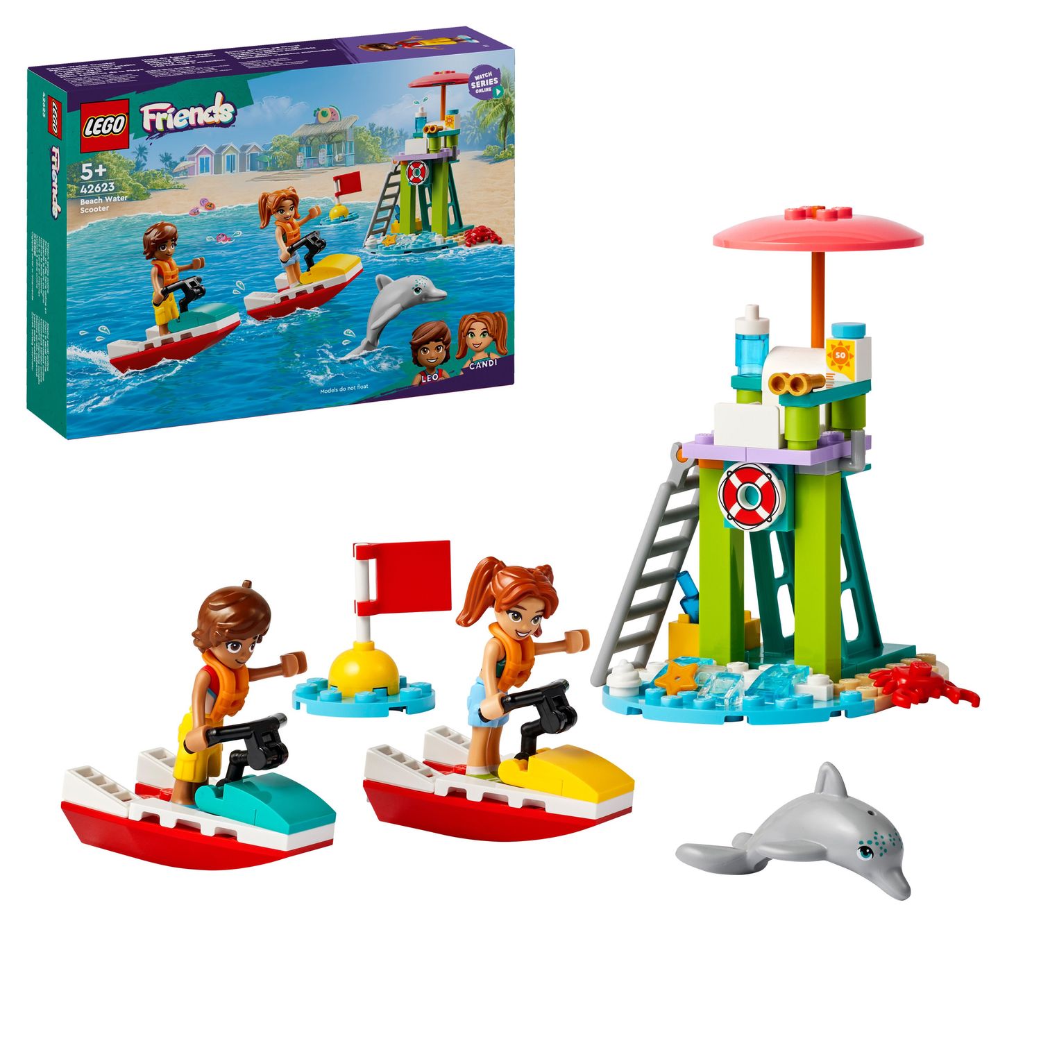 LEGO&reg; Friends Rettungsschwimmer Aussichtsturm mit Jetskis - Bild 1
