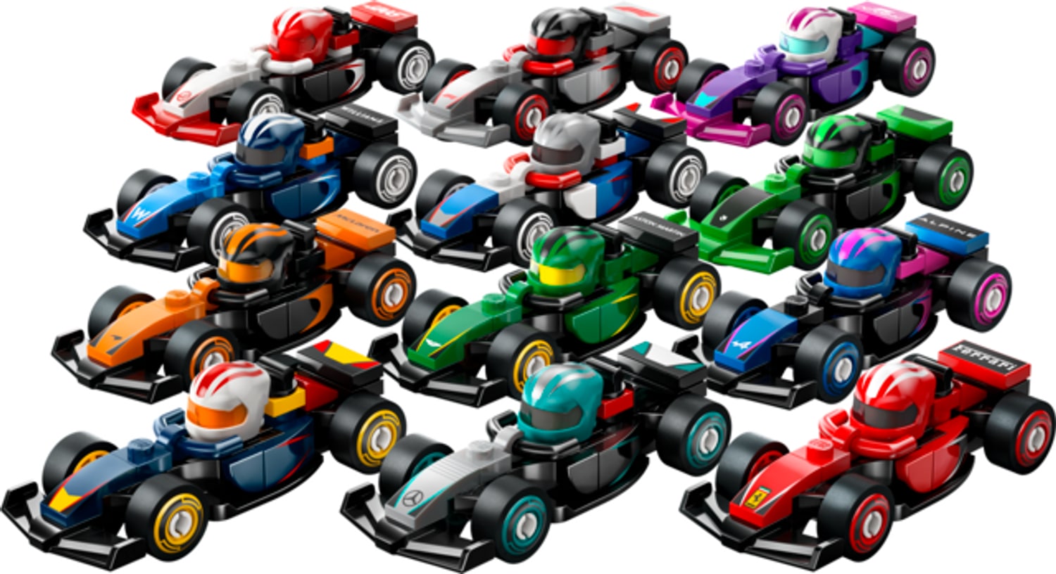 LEGO&reg; Minifiguren F1&reg; Rennwagen zum Sammeln - Bild 1