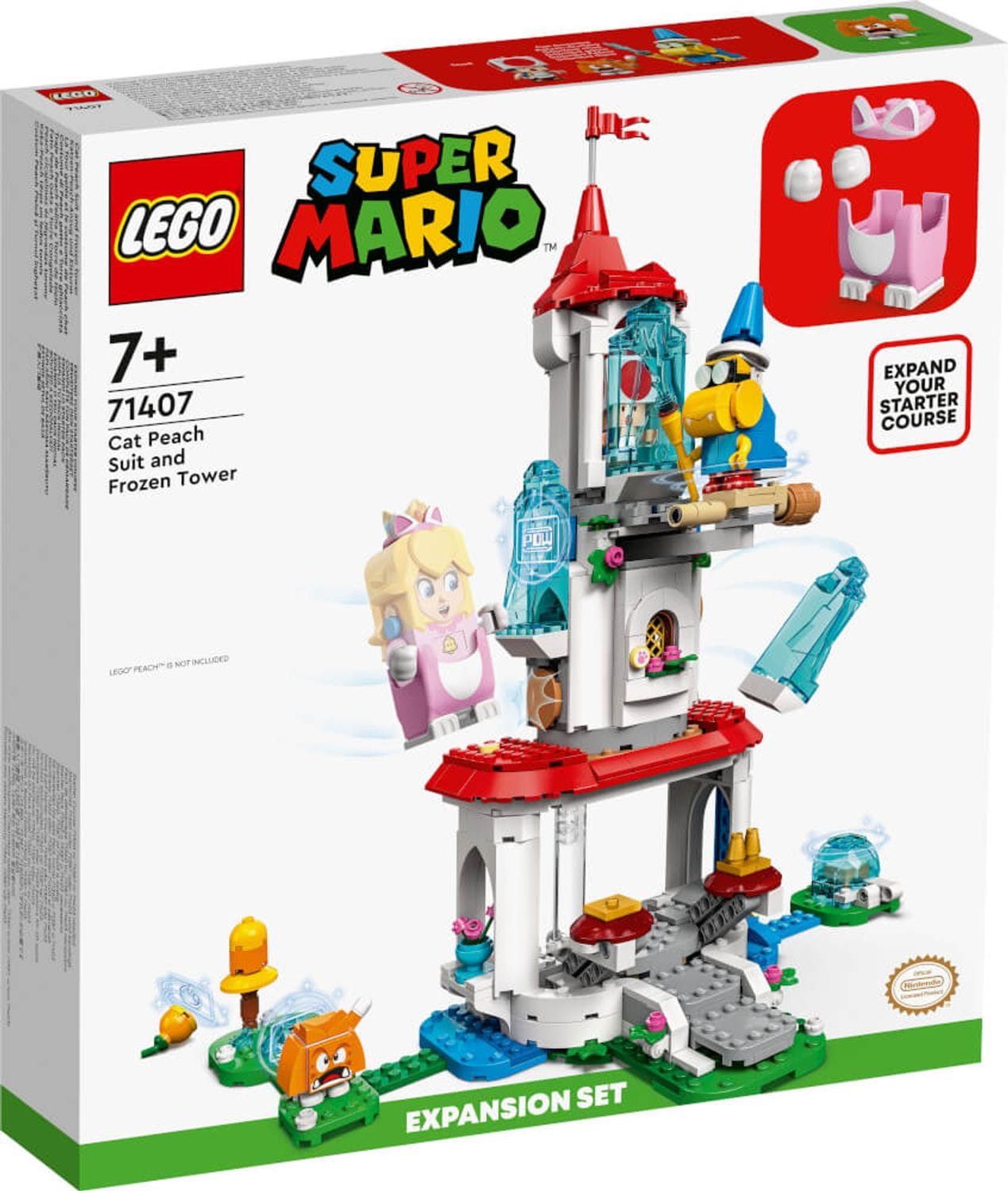 LEGO&reg; Super Mario&trade; Katzen-Peach-Anzug und Eisturm &ndash; Erweiterungsset - Bild 1