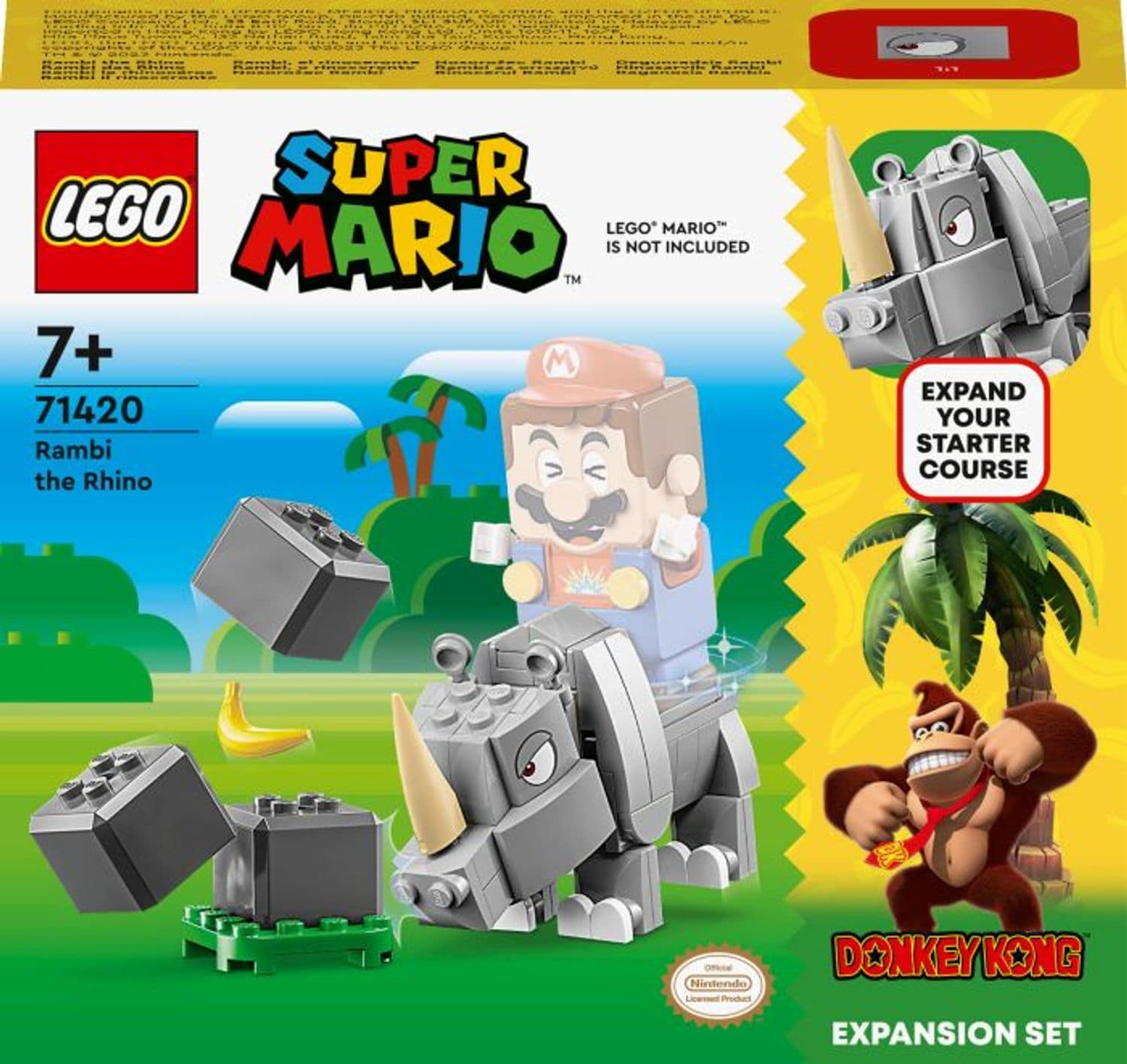 LEGO&reg; Super Mario&trade; Rambi das Rhino &ndash; Erweiterungsset - Bild 1