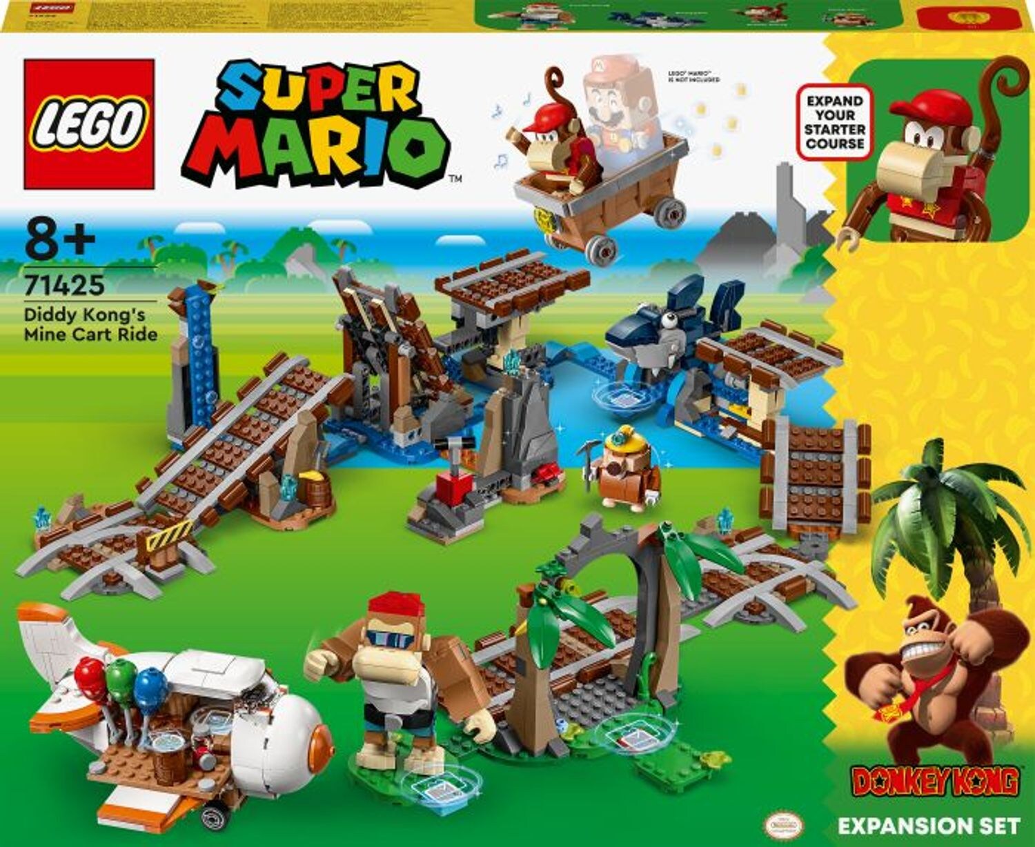 LEGO® Super Mario™ Diddy Kongs Lorenritt – Erweiterungsset | 05702017415772