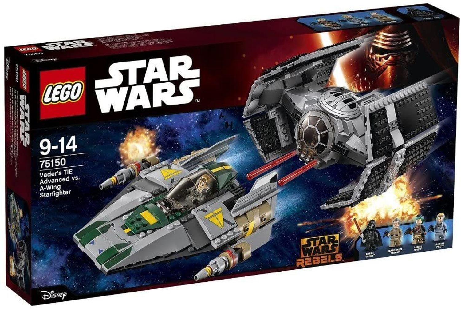 LEGO&reg; Star Wars&trade; Vader's TIE Advanced vs. A-Wing Starfigh - Bild 1