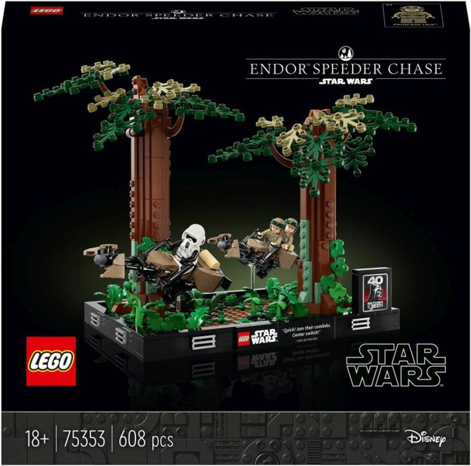 LEGO&reg; Star Wars&trade; Verfolgungsjagd auf Endor&trade; &ndash; Diorama - Bild 1