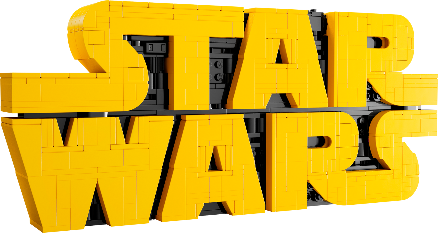 LEGO® Star Wars? Logo aus LEGO Steinen