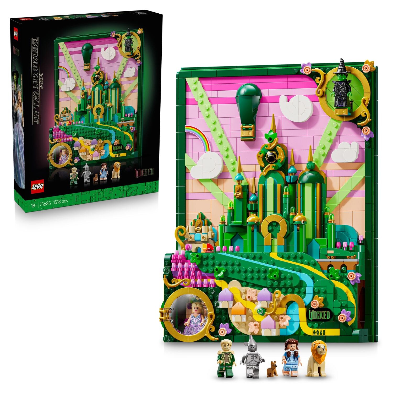 LEGO® Wicked Emerald City Wandkunst | 05702017812939