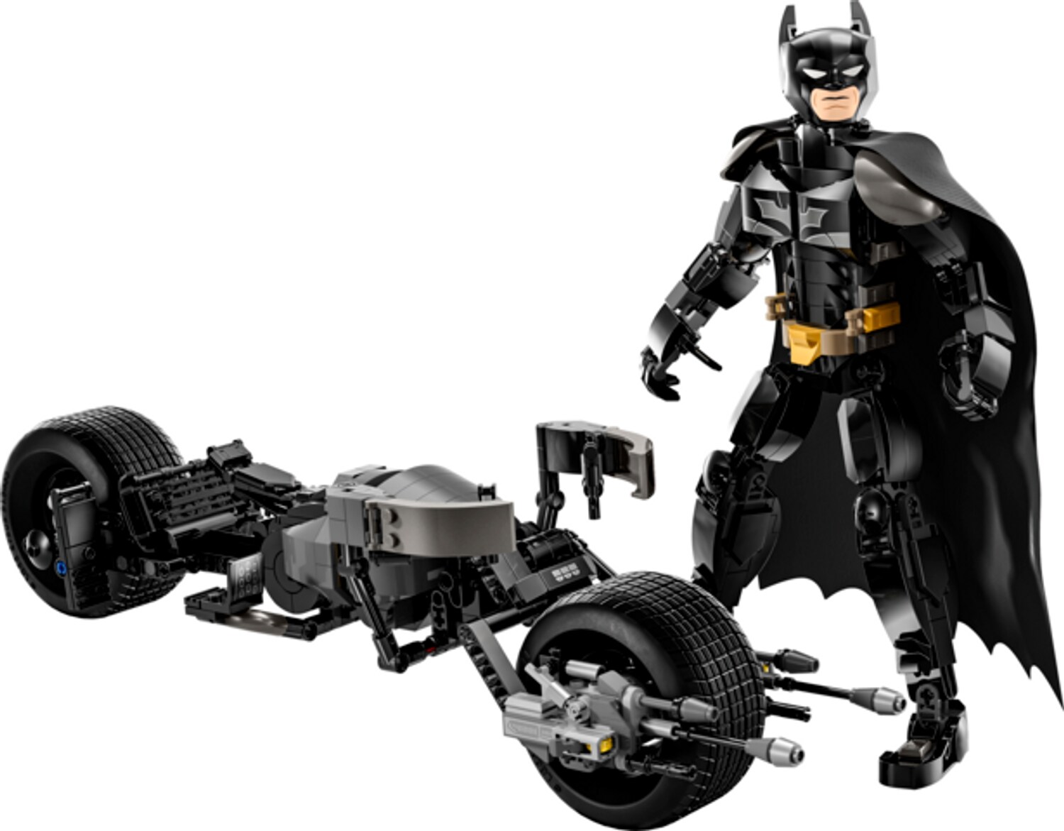 LEGO DC Batman Baufigur mit dem Batpod
