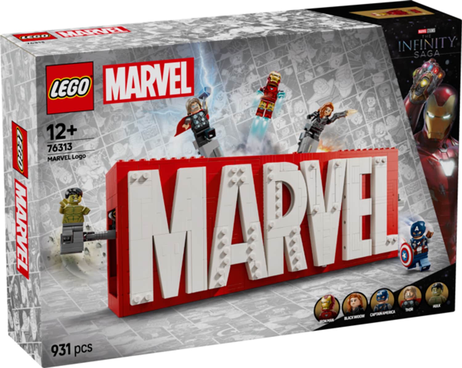 LEGO&reg; MARVEL Logo & Minifiguren - Bild 1