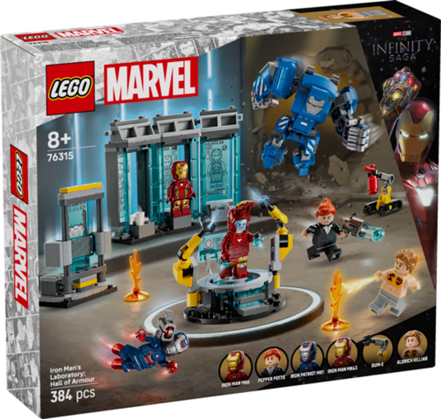 LEGO&reg; Iron Mans Labor: Halle der R&uuml;stungen - Bild 1
