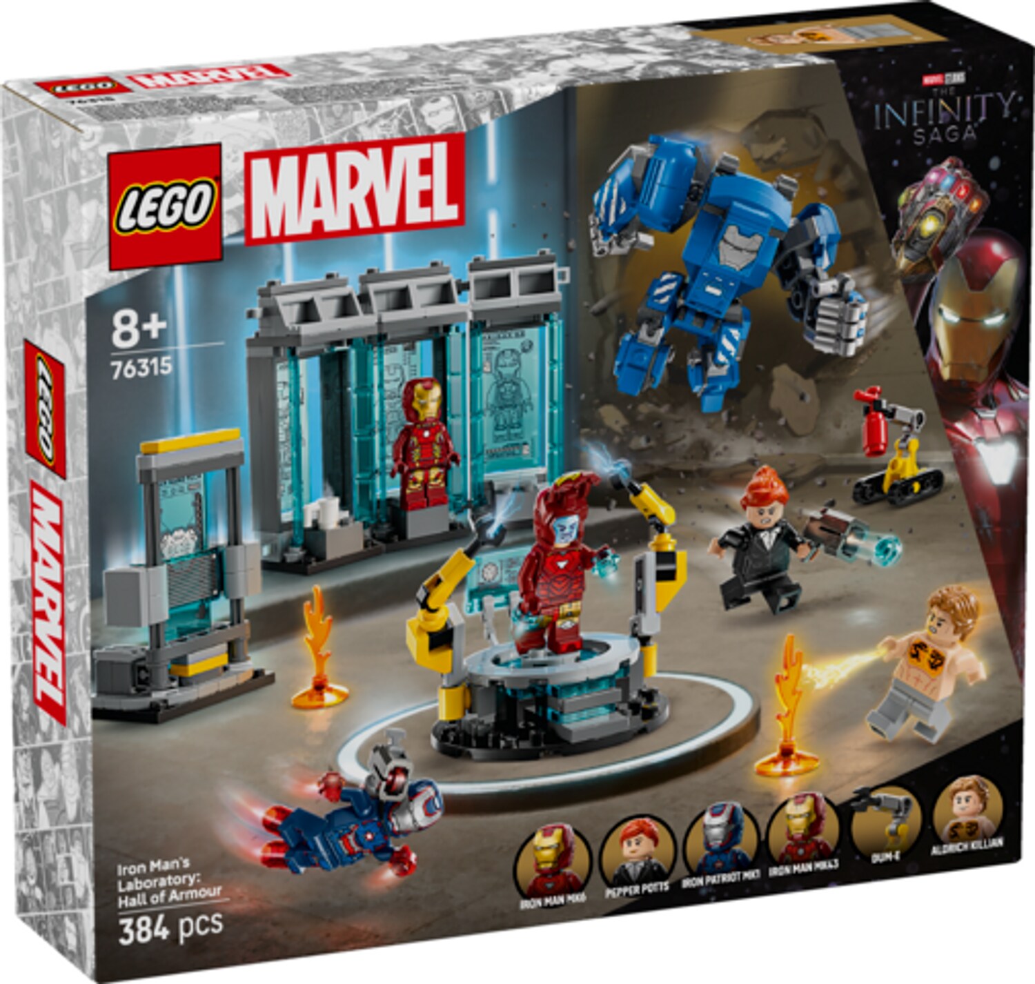 LEGO® Marvel Iron Mans Labor: Halle der Rüstungen | 05702017817880